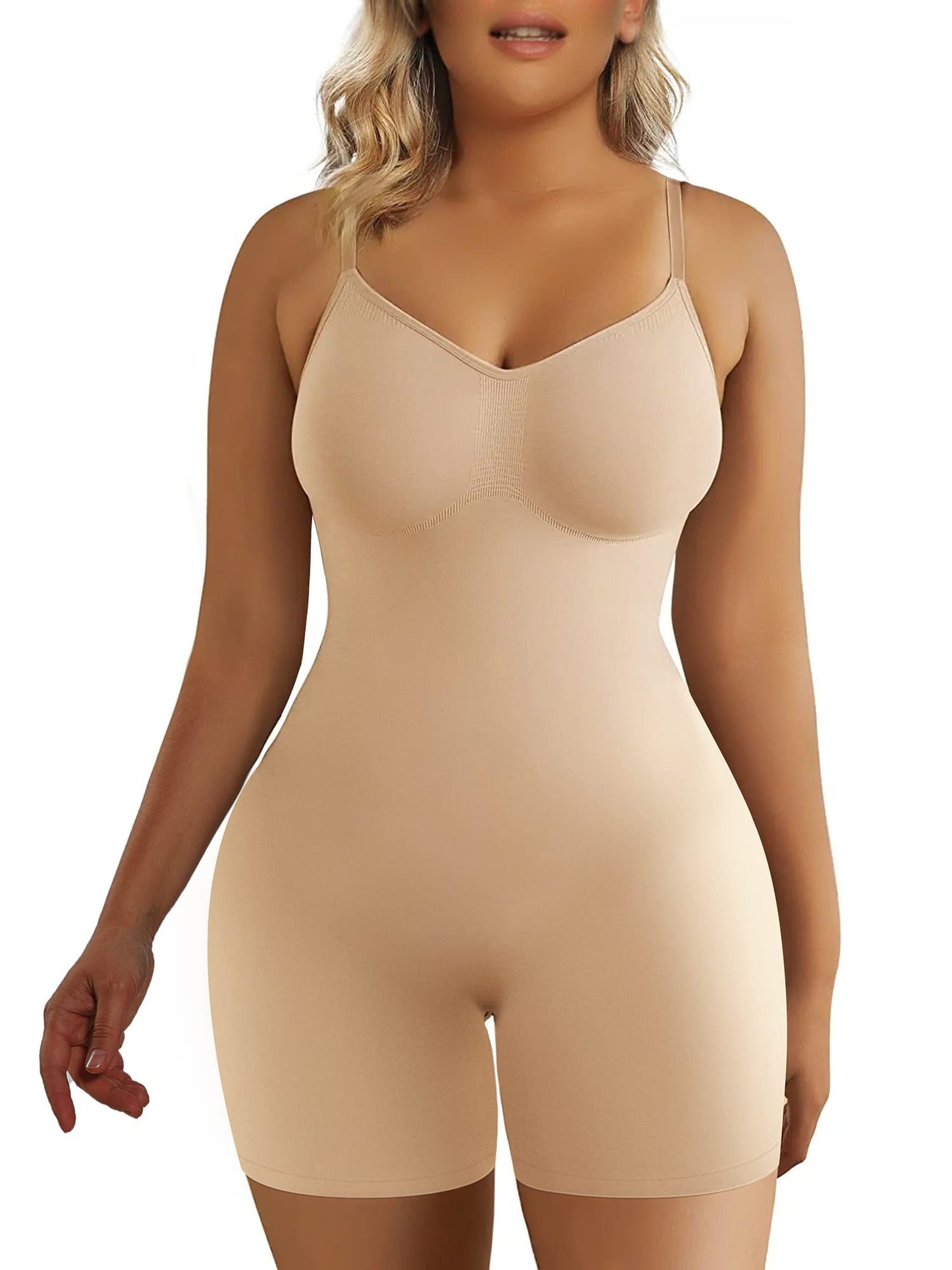 SHAPERX Shapewear Damen Figurformender Body Shaper Bauchweg Formende Bodys Abnehmen Shaping Bodysuit
