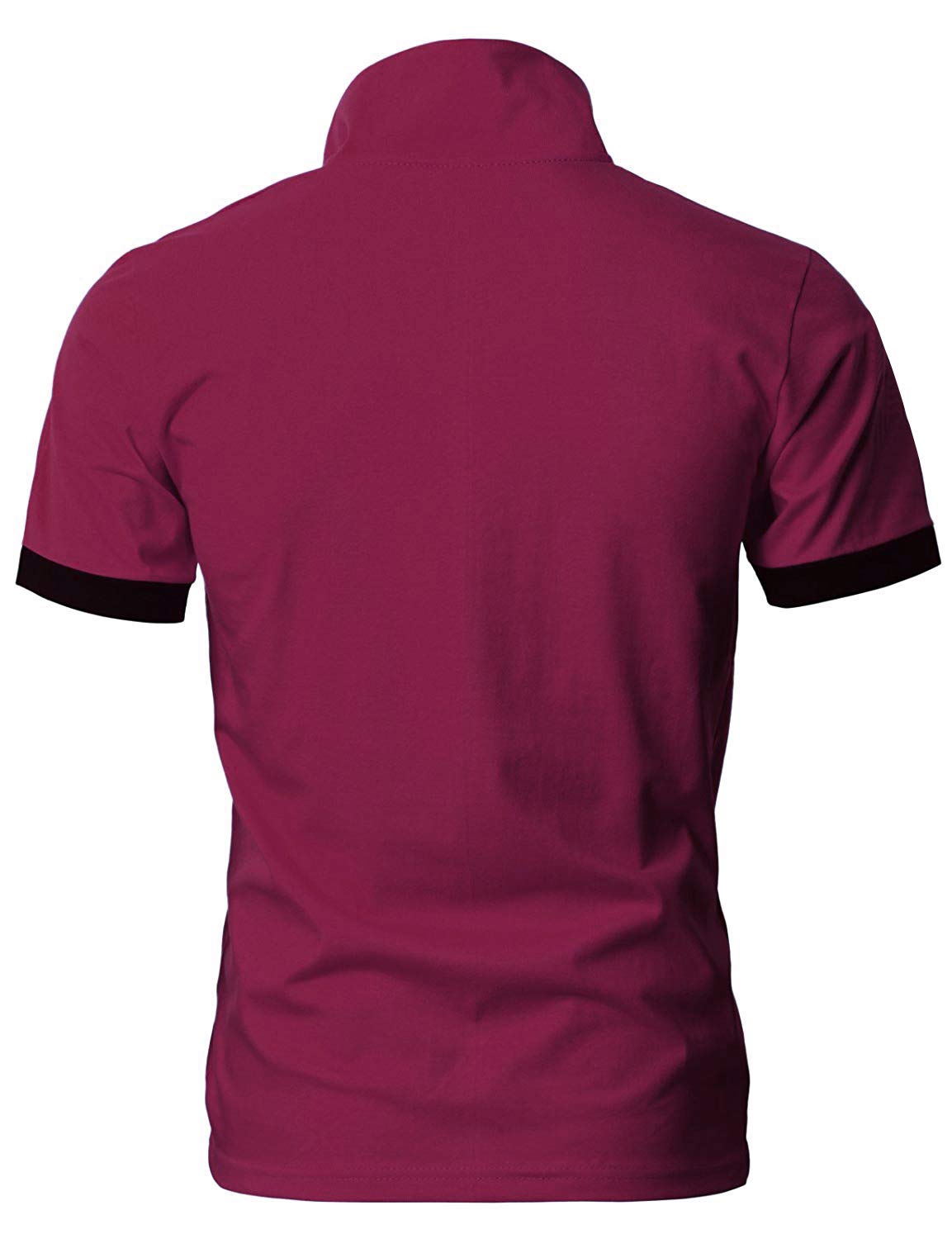GNRSPTY Poloshirt Herren Kurzarm Polohemd Giraffe Stickerei Einfarbig T-Shirt M-3XL
