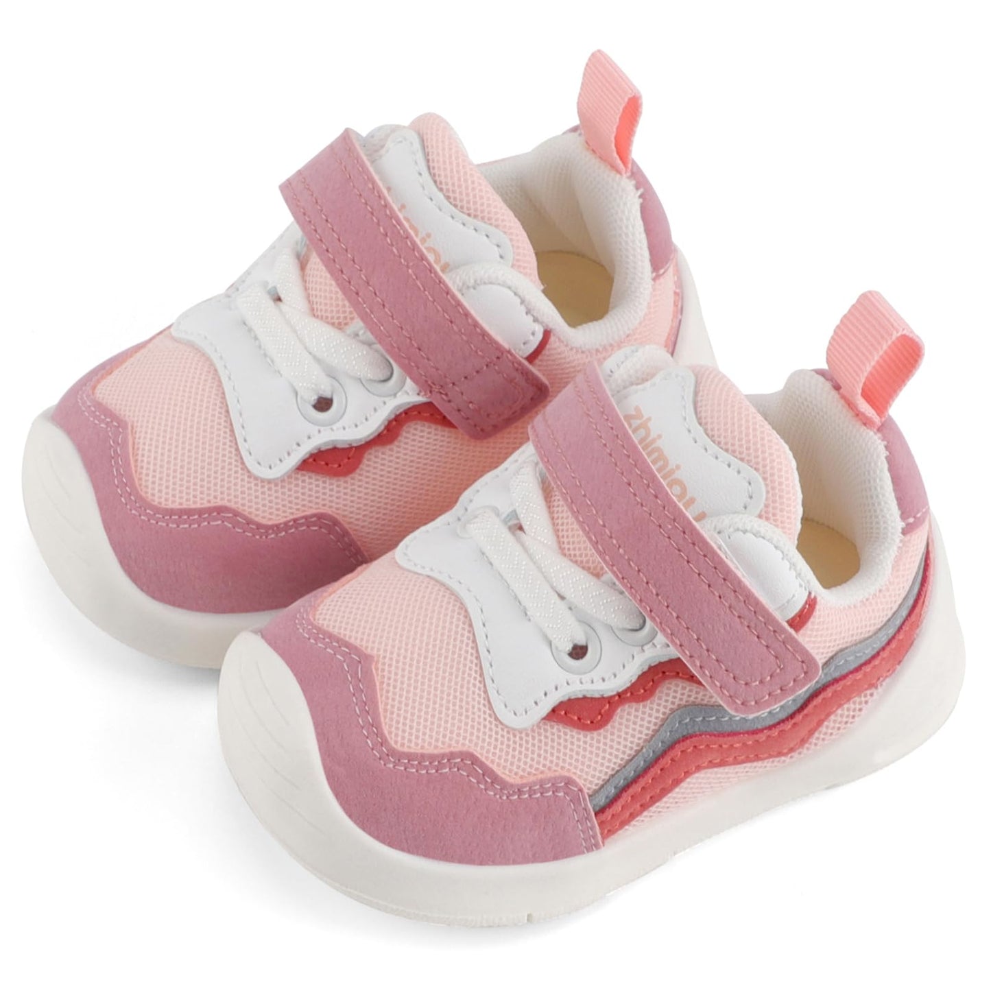 LACOFIA Baby First Walking Shoes Toddler Non-Slip Rubber Sole Trainers