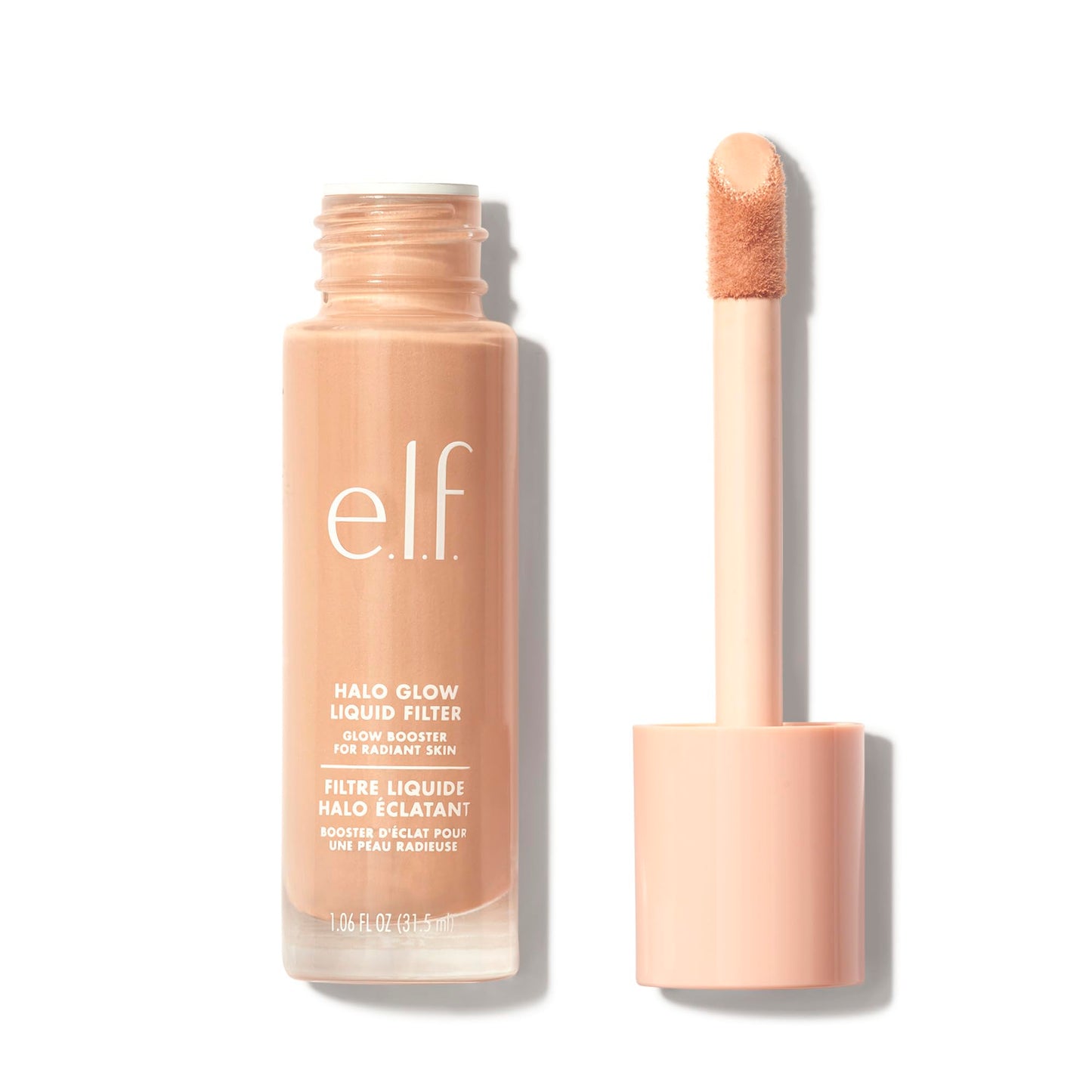 e.l.f. Halo Glow Liquid Filter, Illuminating Liquid Glow Booster For A Radiant Complexion, Infused With Hyaluronic Acid, 2 Fair- Light