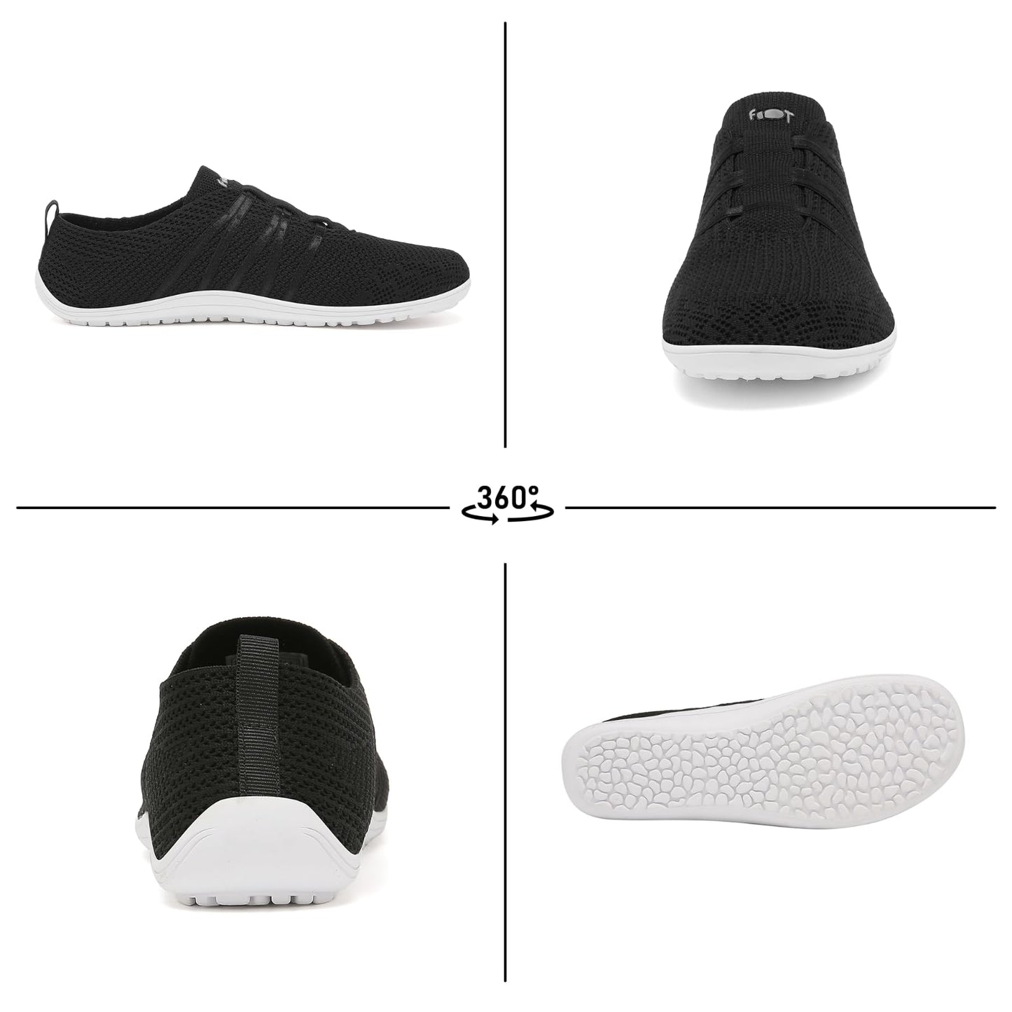 Merdoo Barfußschuhe Damen Herren Bequeme Barfuss Schuhe Damen Slip On Sneakers Weich Sportschuhe Leicht Turnschuhe rutschfest Hausschuhe Atmungsaktiv Barfussschuhe Sommerschuhe Unisex 37-45EU