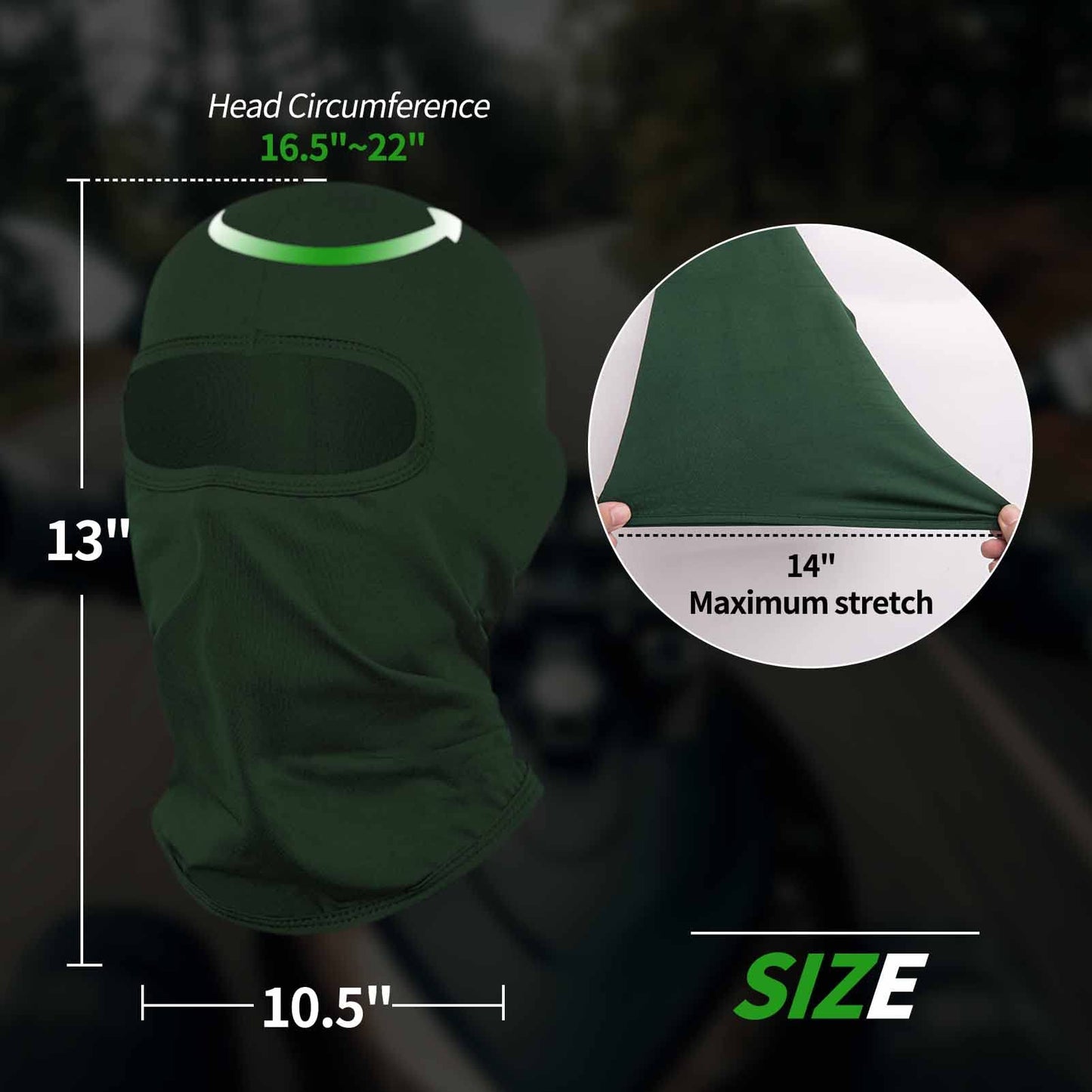 LONGKING Sturmhauben,Skimaske,Balaclava für Damen und Herren–UV-Schutz,Winddicht Warm,Motorradfahren,Snowboarden für Radfahren Outdoor Sports