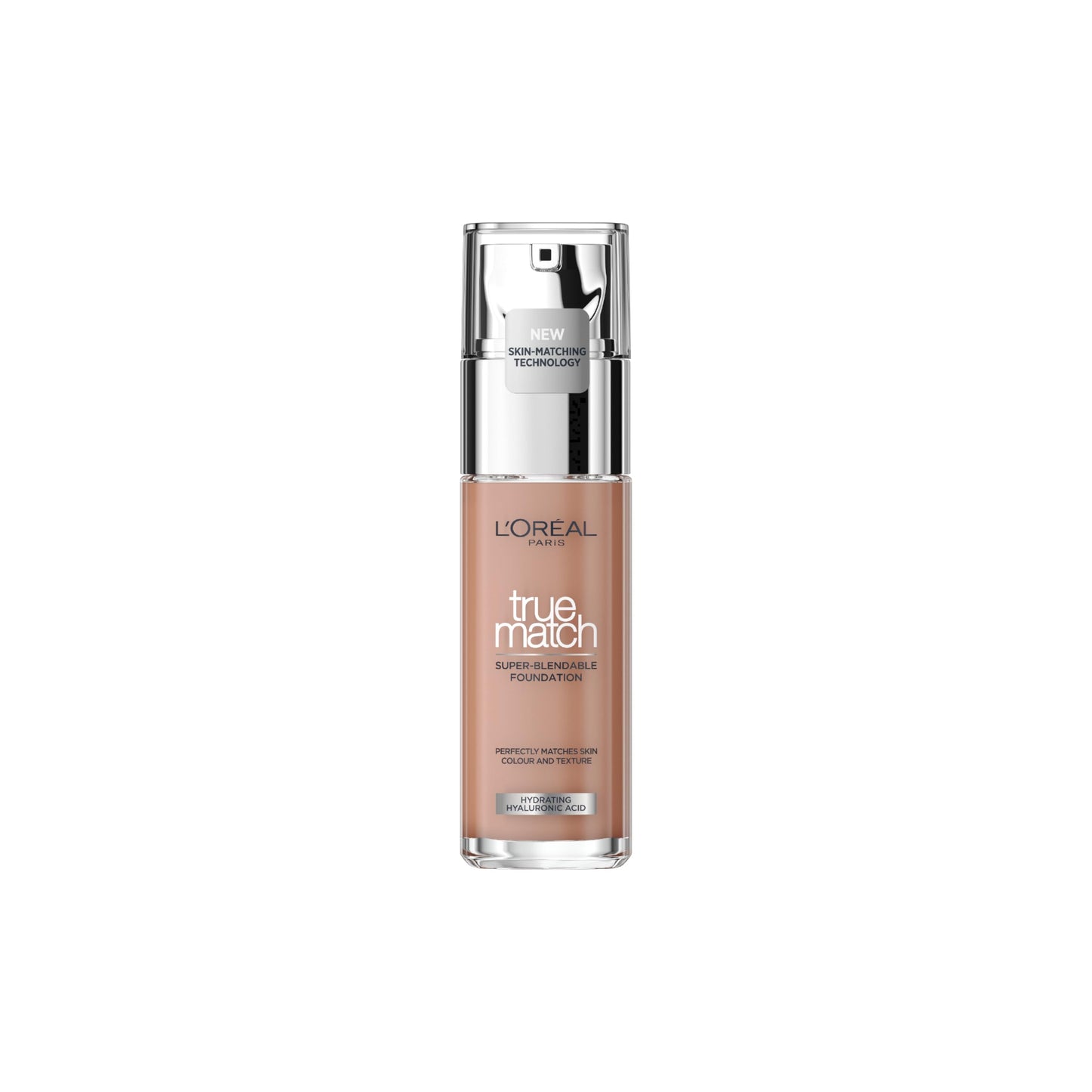 L'Oréal Paris Make up, Flüssige Foundation mit Hyaluron und Aloe Vera, True Match Make-Up, Nr. 5.N Sand, 30 ml