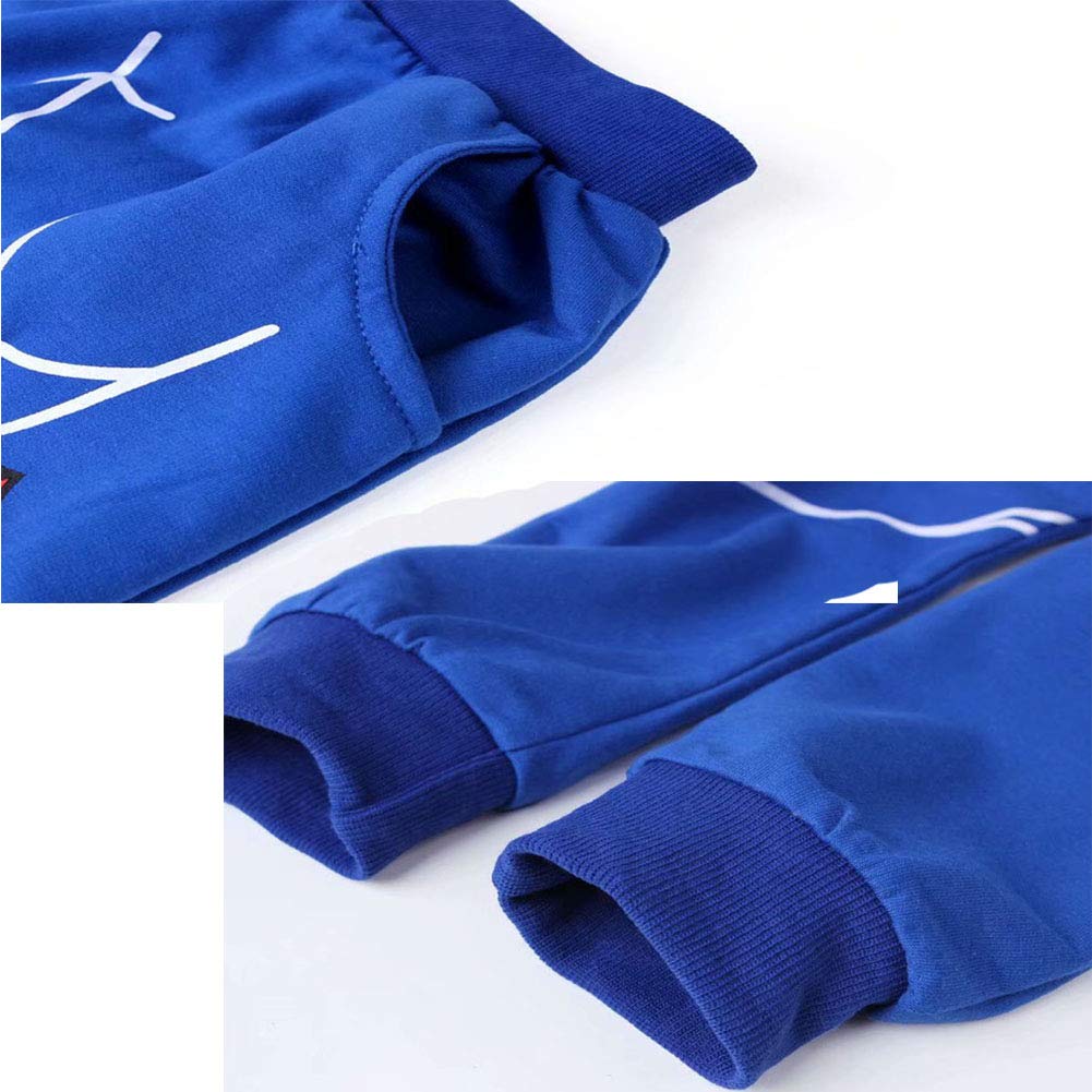 ALANTOP Jungen Casual Trainingsanzug Hoodies Kinder 2-teiliges Outfit Cosplay Superheld Spinne Kostüm Set Langarm Sport Anzug Sweatshirt