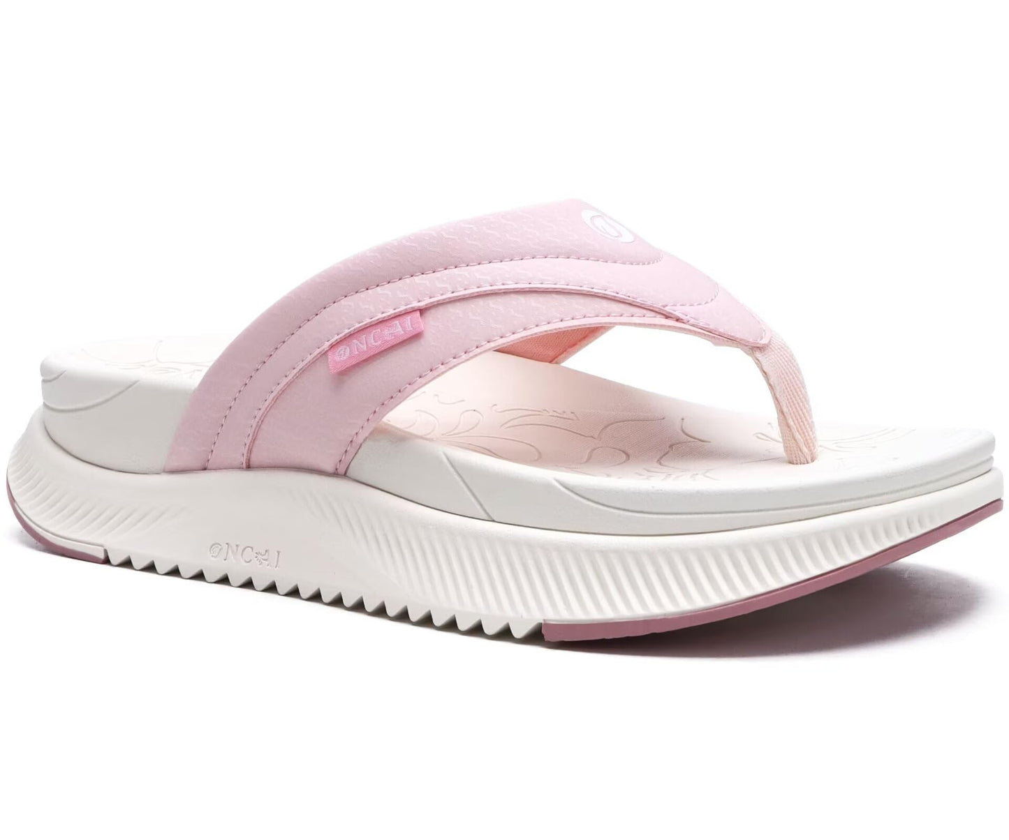 ONCAI Damen orthopädische Kissen Flip Flops Erholung Walking Sandalen für Damen mit Arch Support Sommer bequem Slip On Flip Flops für Damen Größe 36-43