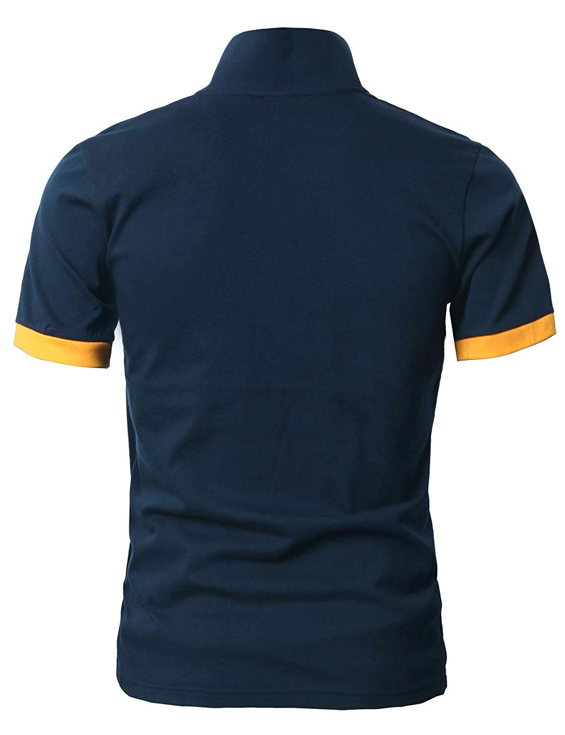 GNRSPTY Poloshirt Herren Kurzarm Polohemd Giraffe Stickerei Einfarbig T-Shirt M-3XL