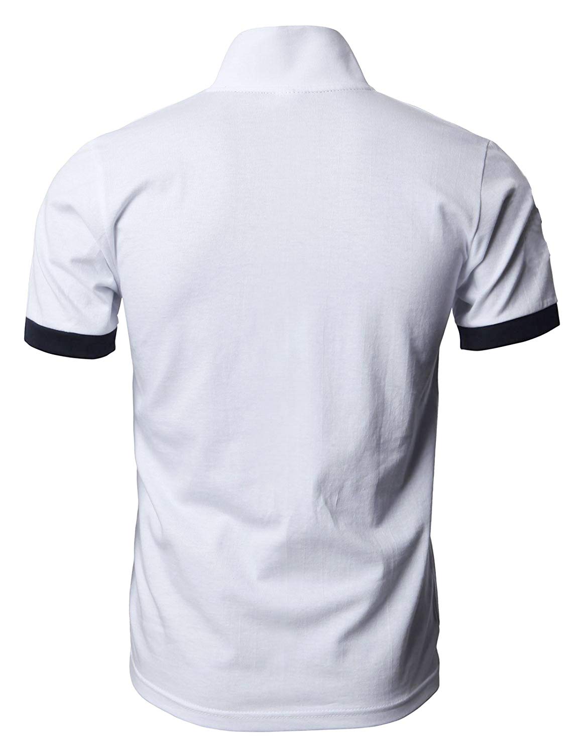 GNRSPTY Poloshirt Herren Kurzarm Polohemd Giraffe Stickerei Einfarbig T-Shirt M-3XL
