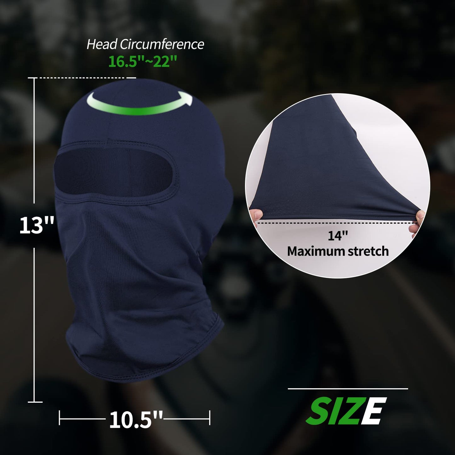 LONGKING Sturmhauben,Skimaske,Balaclava für Damen und Herren–UV-Schutz,Winddicht Warm,Motorradfahren,Snowboarden für Radfahren Outdoor Sports