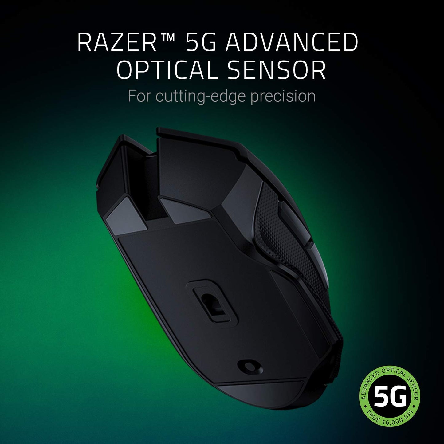Razer Basilisk V3 - Kabelgebundene, anpassbare Gaming Maus mit Chroma RGB für PC/Mac (10+1 programmierbare Tasten, neigbares HyperScroll Mausrad, ergonomisches Design) Schwarz