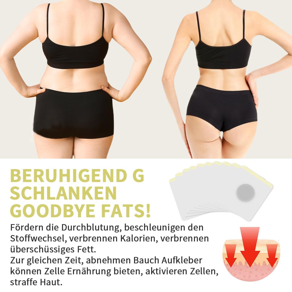 30 StüCk,Abnehmen Schnell Fettverbrenner,Natural Herbal Sticker,Navel Sticker,Slimming Patch,Abdominal Detox Abnehmen,Eimer Taille,Bauchfett Taille,Schnelles Abnehmen Nicht Reizend,Abnehmpflaster
