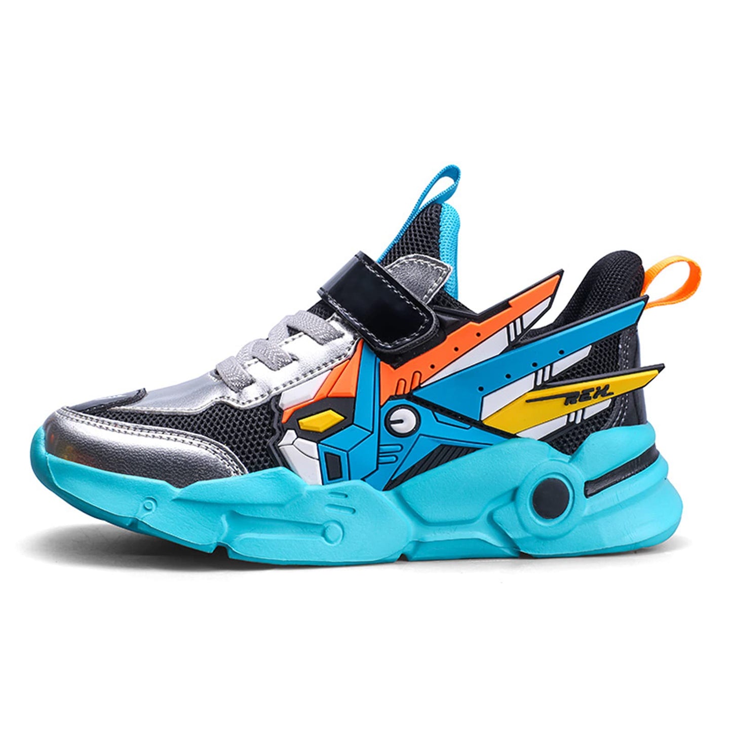Laufschuhe Kinder Turnschuhe Jungen Mädchen Leicht Klettverschluss Sportschuhe Atmungsaktiv Mesh Sneakers Freizeit Schuhe 27-39
