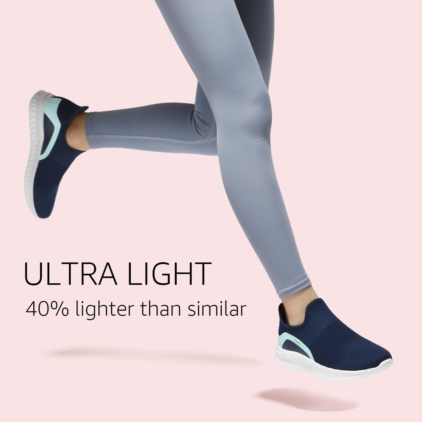 STQ Slip on Freihändig Damen Slip on Sneakers Bequem Orthopädische Schuhe