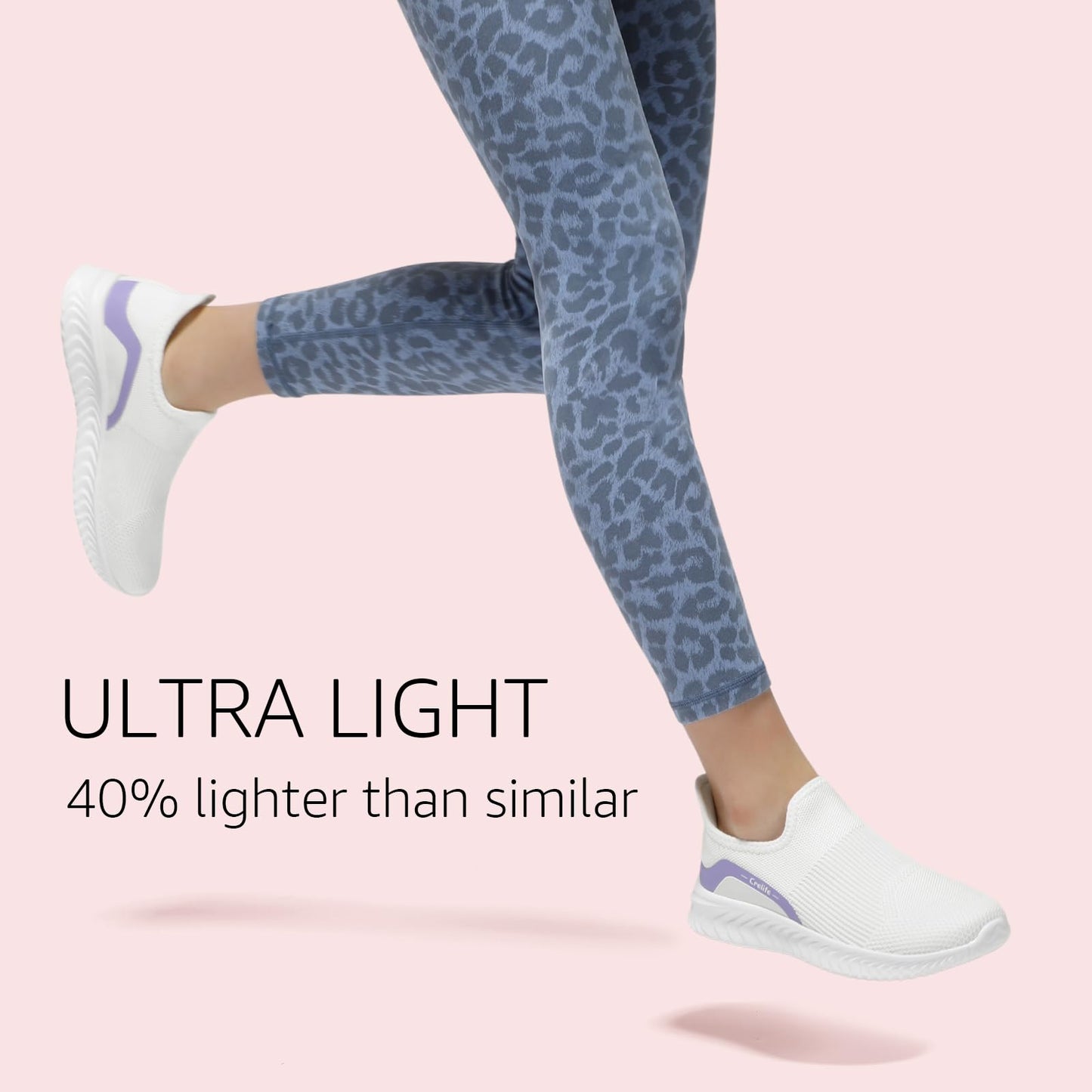 STQ Slip on Freihändig Damen Slip on Sneakers Bequem Orthopädische Schuhe