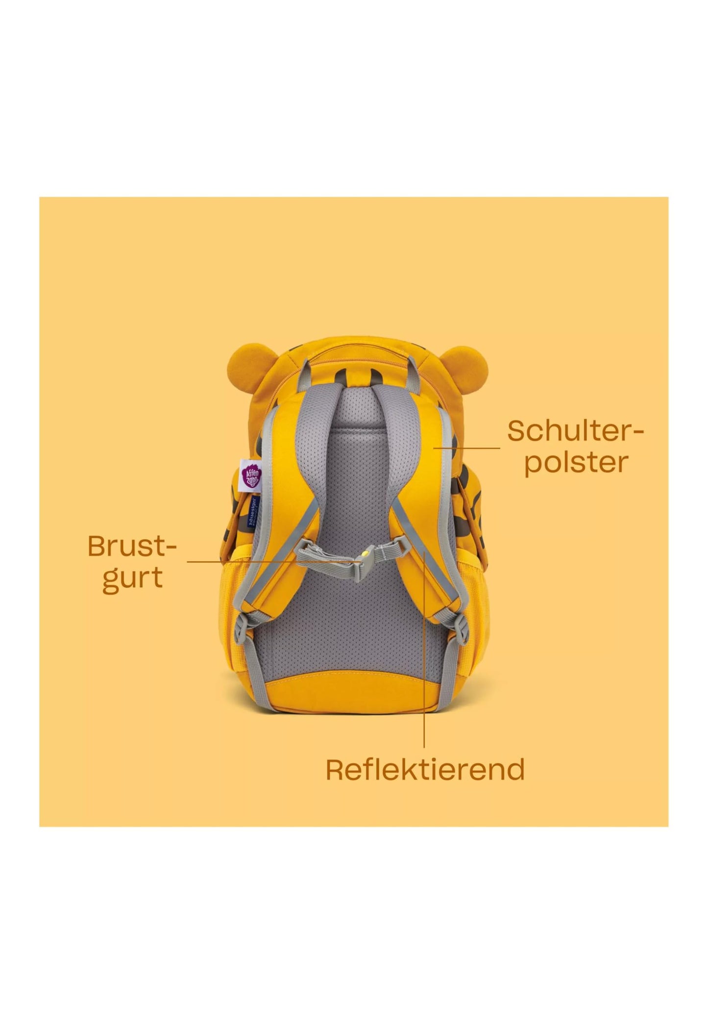Affenzahn Großer Freund Kindergartenrucksack für 3-5 Jährige Kita Funktional 8L