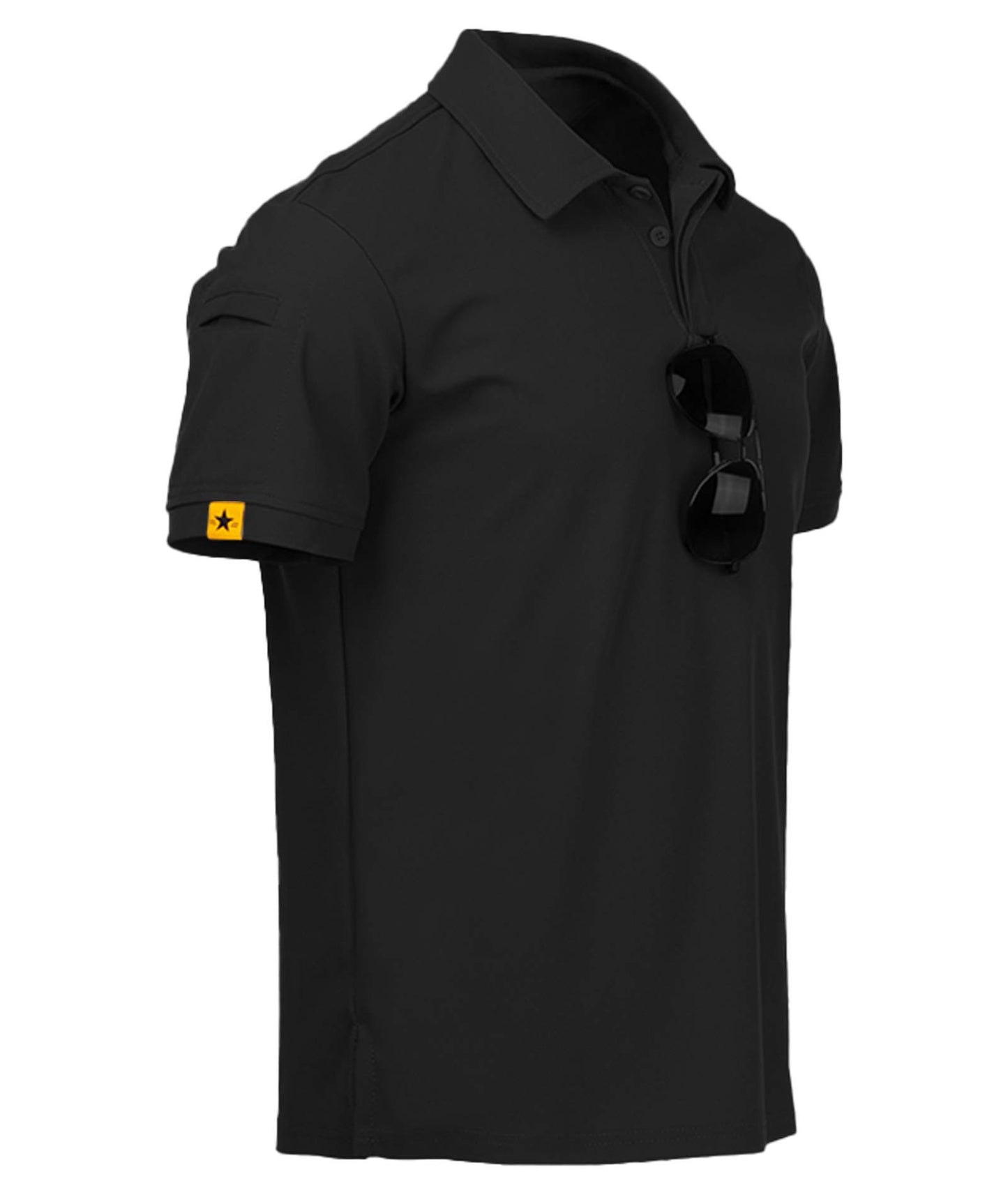 ZITY Pack of 5 Polo Shirts Men's Short Sleeve Quick-Drying Breathable T-Shirt Men Summer Polo Shirt Sports Shirt Regular Fit Golf Polo Shirts for Men