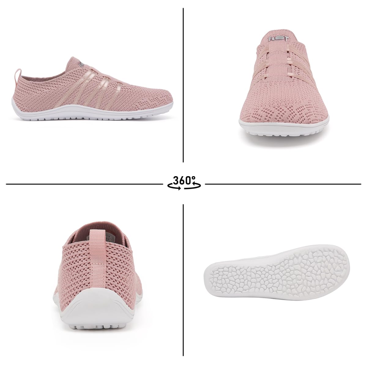 Merdoo Barfußschuhe Damen Herren Bequeme Barfuss Schuhe Damen Slip On Sneakers Weich Sportschuhe Leicht Turnschuhe rutschfest Hausschuhe Atmungsaktiv Barfussschuhe Sommerschuhe Unisex 37-45EU