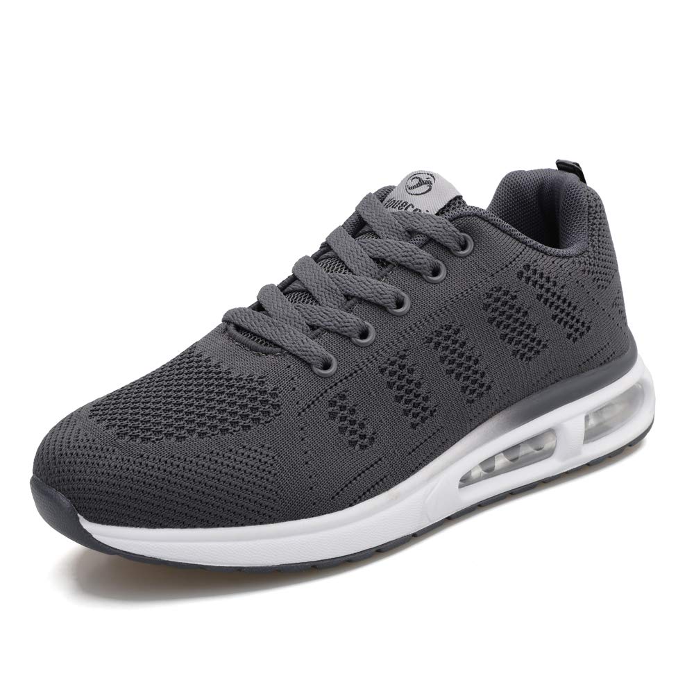ANBIWANGLUO Damen Turnschuhe Sportliche Laufschuhe Schnürschuhe Atmungsaktive Outdoor Cross Trainer zum Joggen