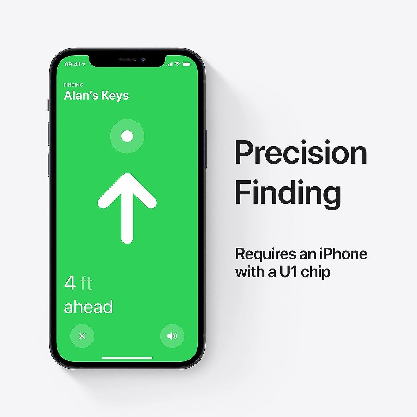 Apple AirTag 4er Pack - Finde und behalte Deine Sachen im Blick: Schlüssel, Geldbörsen, Gepäck, Rucksäcke und mehr. Einfaches Einrichten mit iPhone oder iPad. Austauschbare Batterie