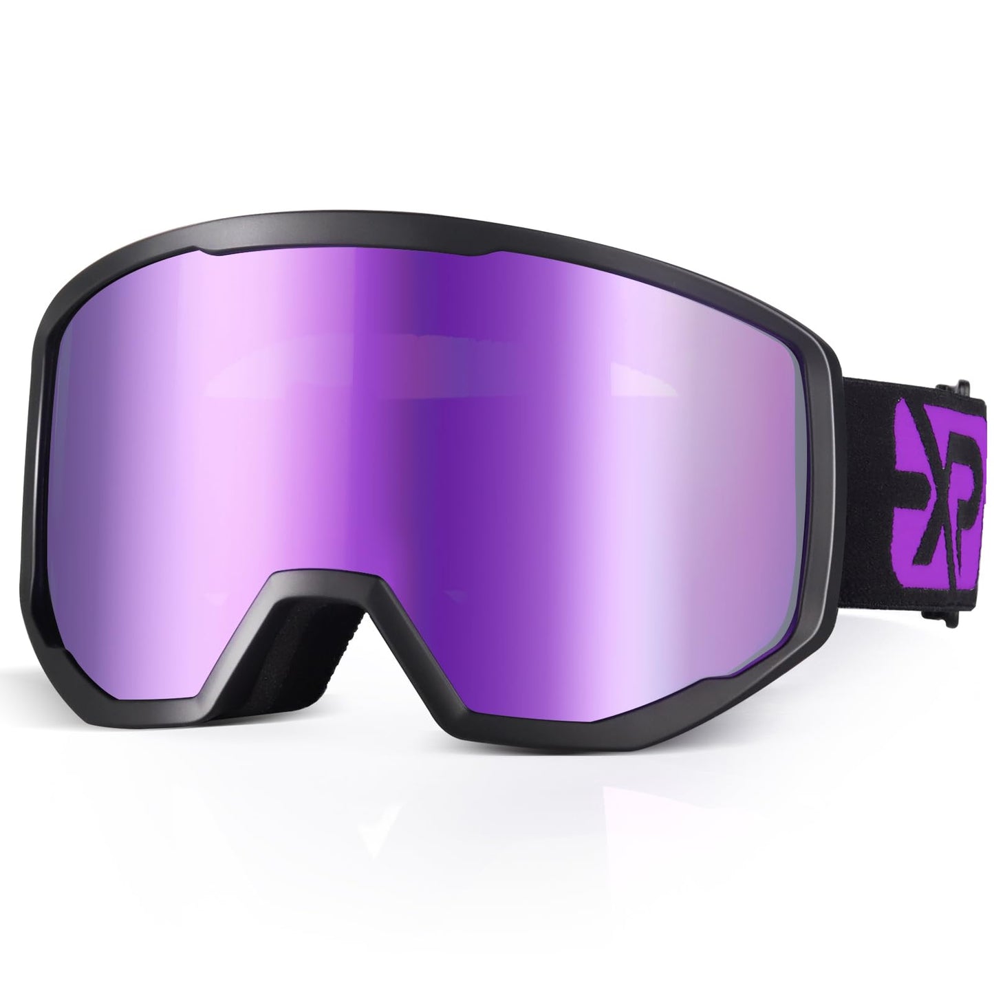 EXP Vision Unisex Ski Goggles, OTG for Men and Women, Snowboard Goggles, Snow Goggles, 100% UV Protection Ski Goggles for Glasses Wearers, Anti-Fog Snowboard Goggles, Ski Goggles