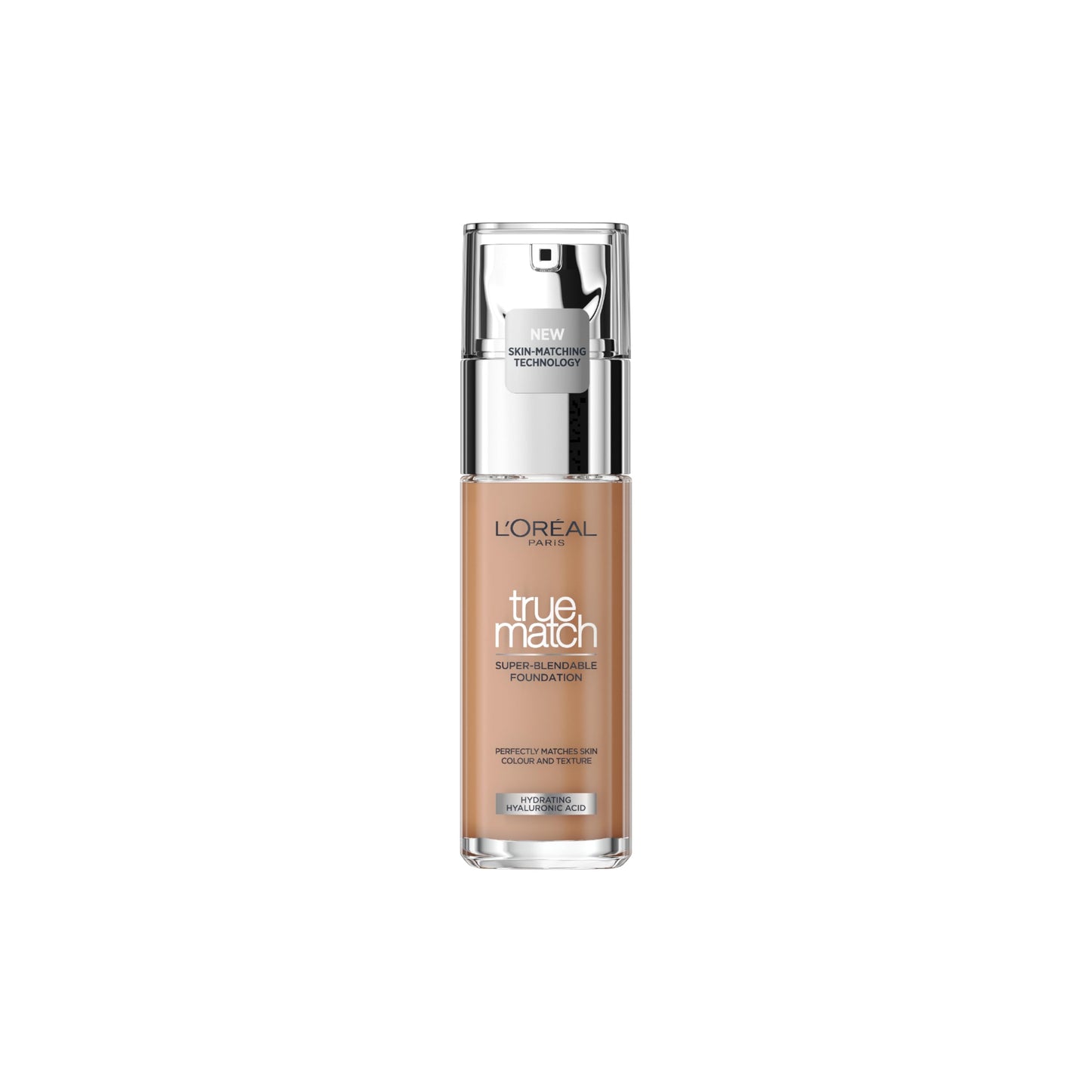 L'Oréal Paris Make up, Flüssige Foundation mit Hyaluron und Aloe Vera, True Match Make-Up, Nr. 5.N Sand, 30 ml