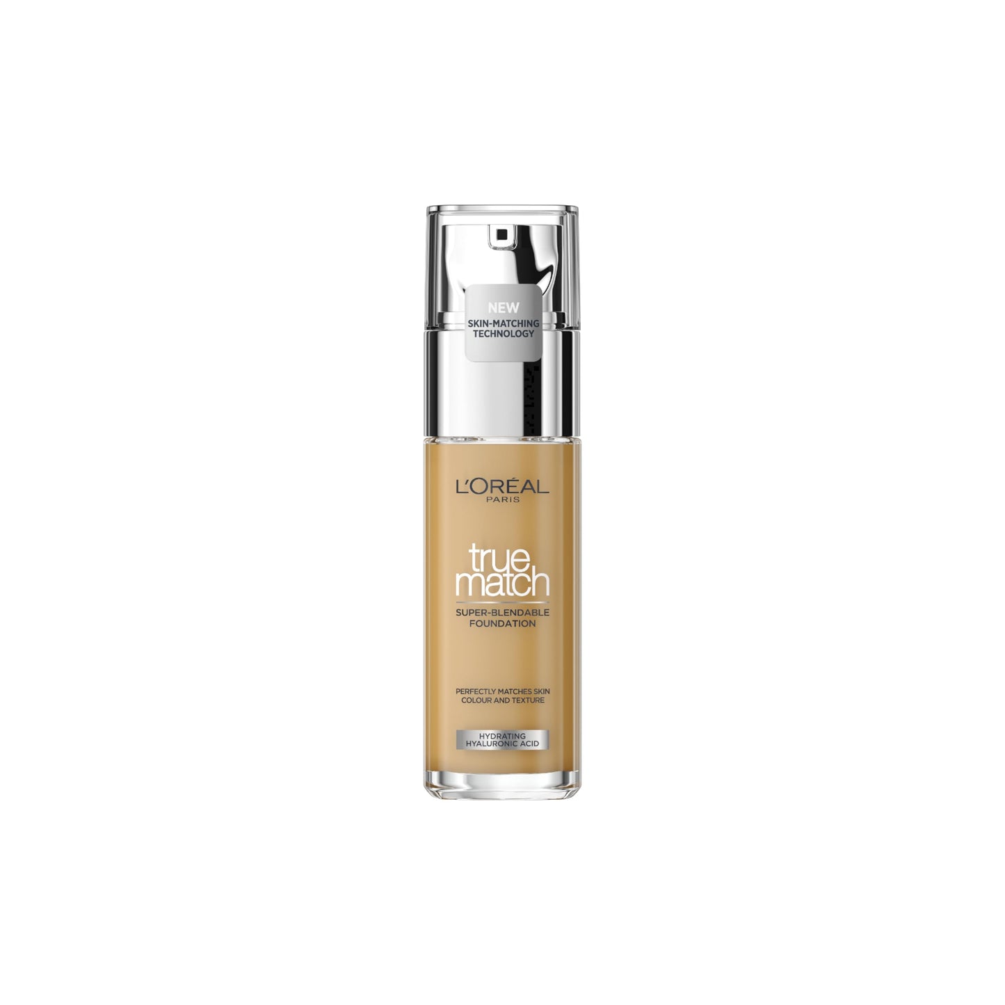 L'Oréal Paris Make up, Flüssige Foundation mit Hyaluron und Aloe Vera, True Match Make-Up, Nr. 5.N Sand, 30 ml