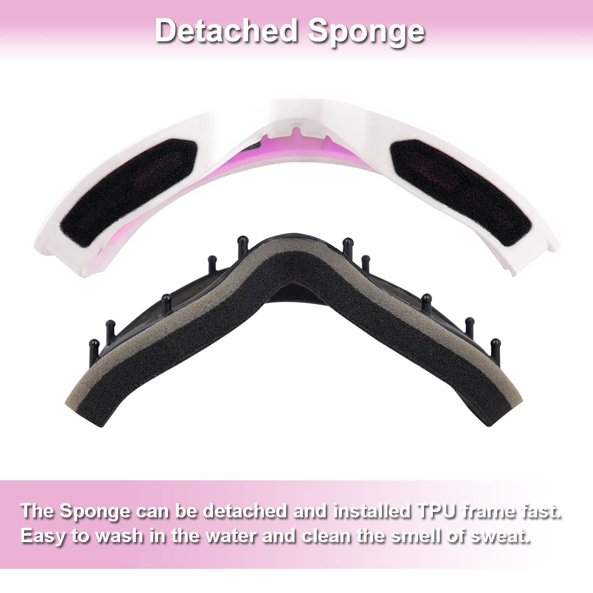 EXP Vision Unisex Ski Goggles, OTG for Men and Women, Snowboard Goggles, Snow Goggles, 100% UV Protection Ski Goggles for Glasses Wearers, Anti-Fog Snowboard Goggles, Ski Goggles