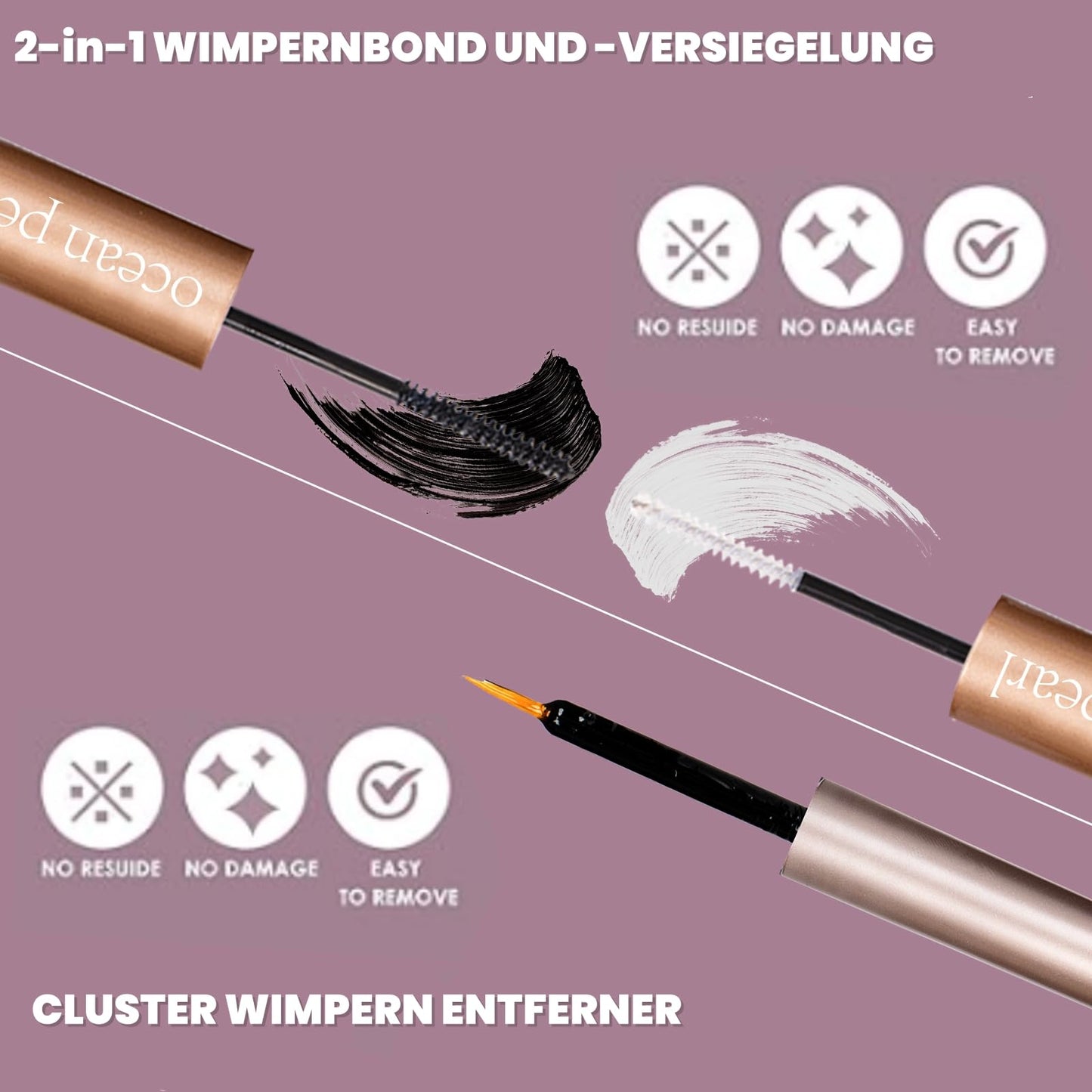 Wimpern Extensions 120 Büschel DIY Lash Extension Set Einzelne Wimpern mit Wimpernkleber und Pinzette für Anfänger Wimpernverlängerung zu Hause Individual Lashes 10-16mm C/D Curl - OP01