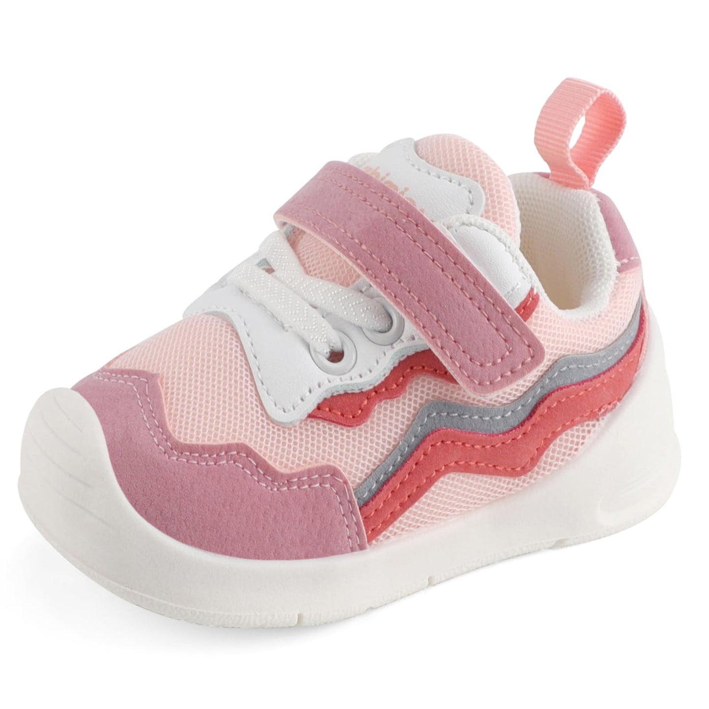 LACOFIA Baby First Walking Shoes Toddler Non-Slip Rubber Sole Trainers