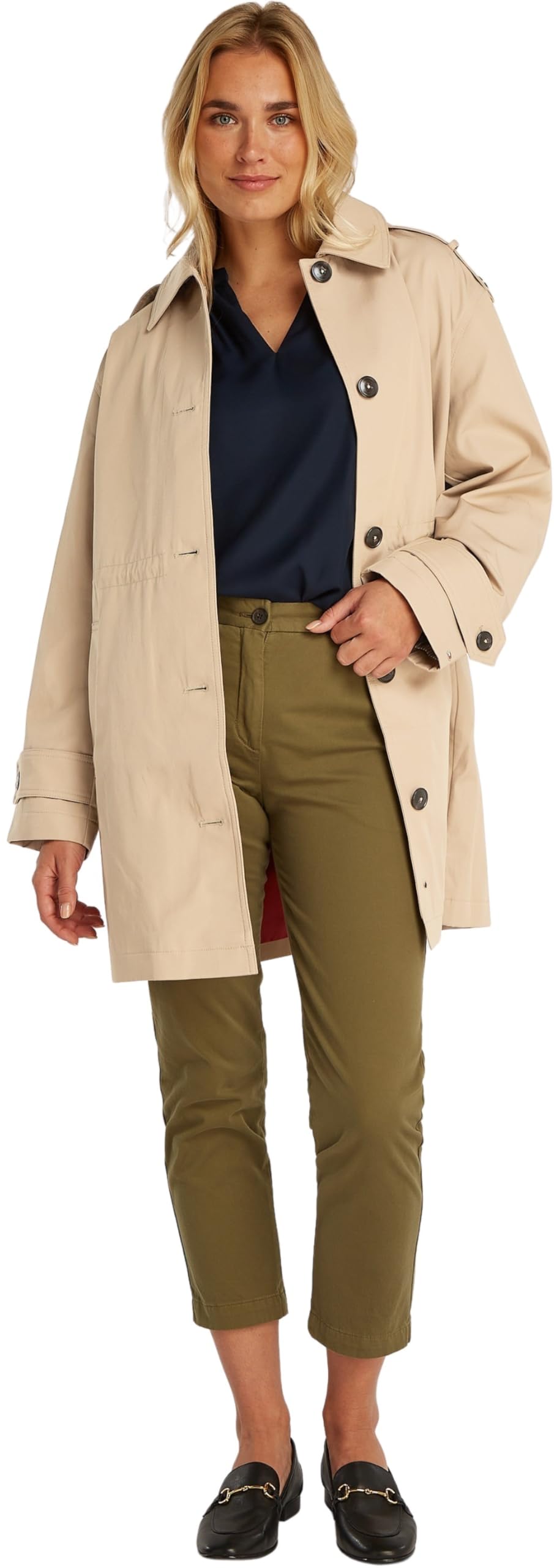 Tommy Hilfiger Damen Ess Cotton Hood Parka Ww0ww43742 ESS COTTON HOOD PARKA WW0WWW43742