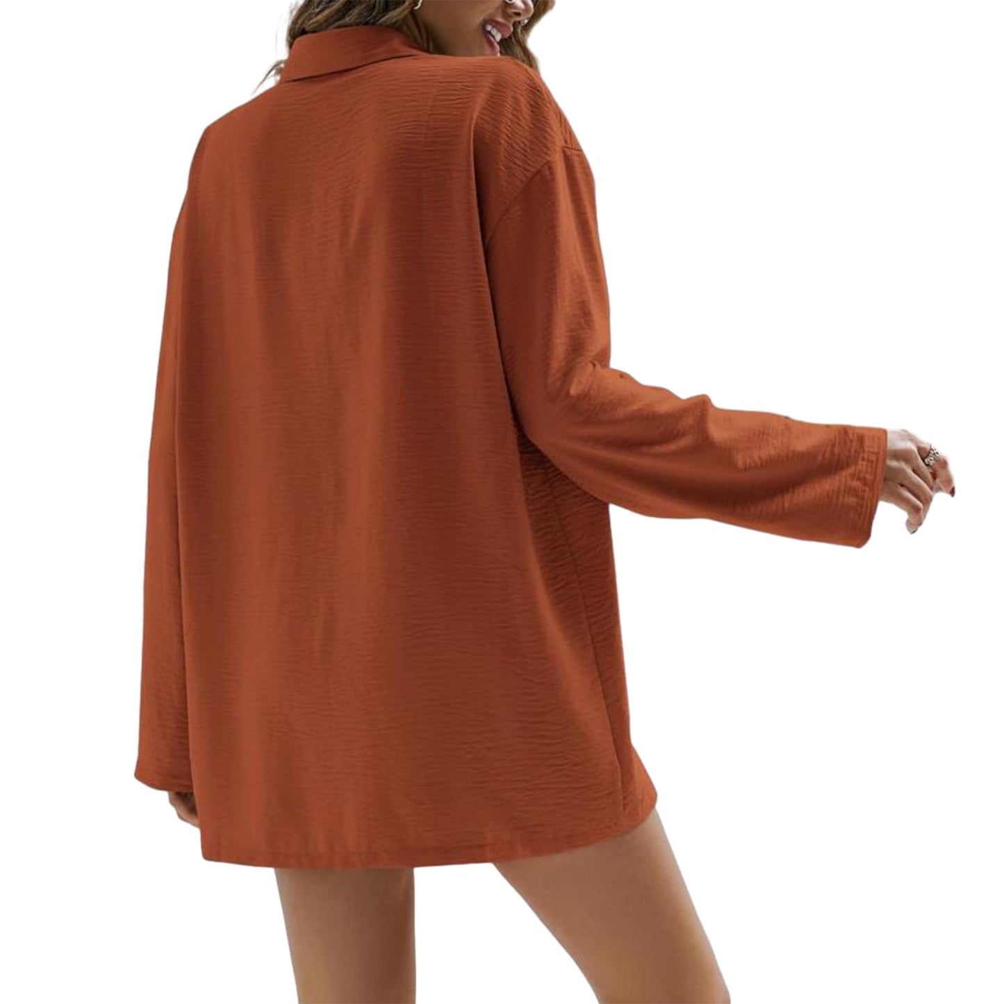 Geagodelia Damen Zweiteiler Elegant Hosenanzug Sommer Outfits Kleidung 2 Teiler Set Bluse Top + Shorts Y2k Aesthetic Clothes Loungewear Anzug