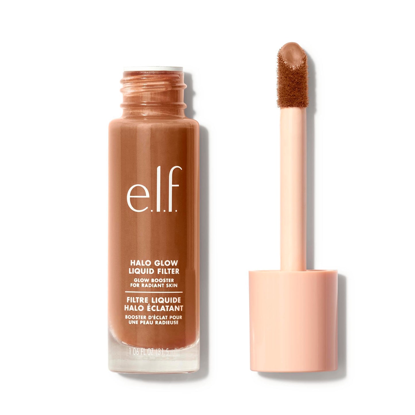e.l.f. Halo Glow Liquid Filter, Illuminating Liquid Glow Booster For A Radiant Complexion, Infused With Hyaluronic Acid, 2 Fair- Light