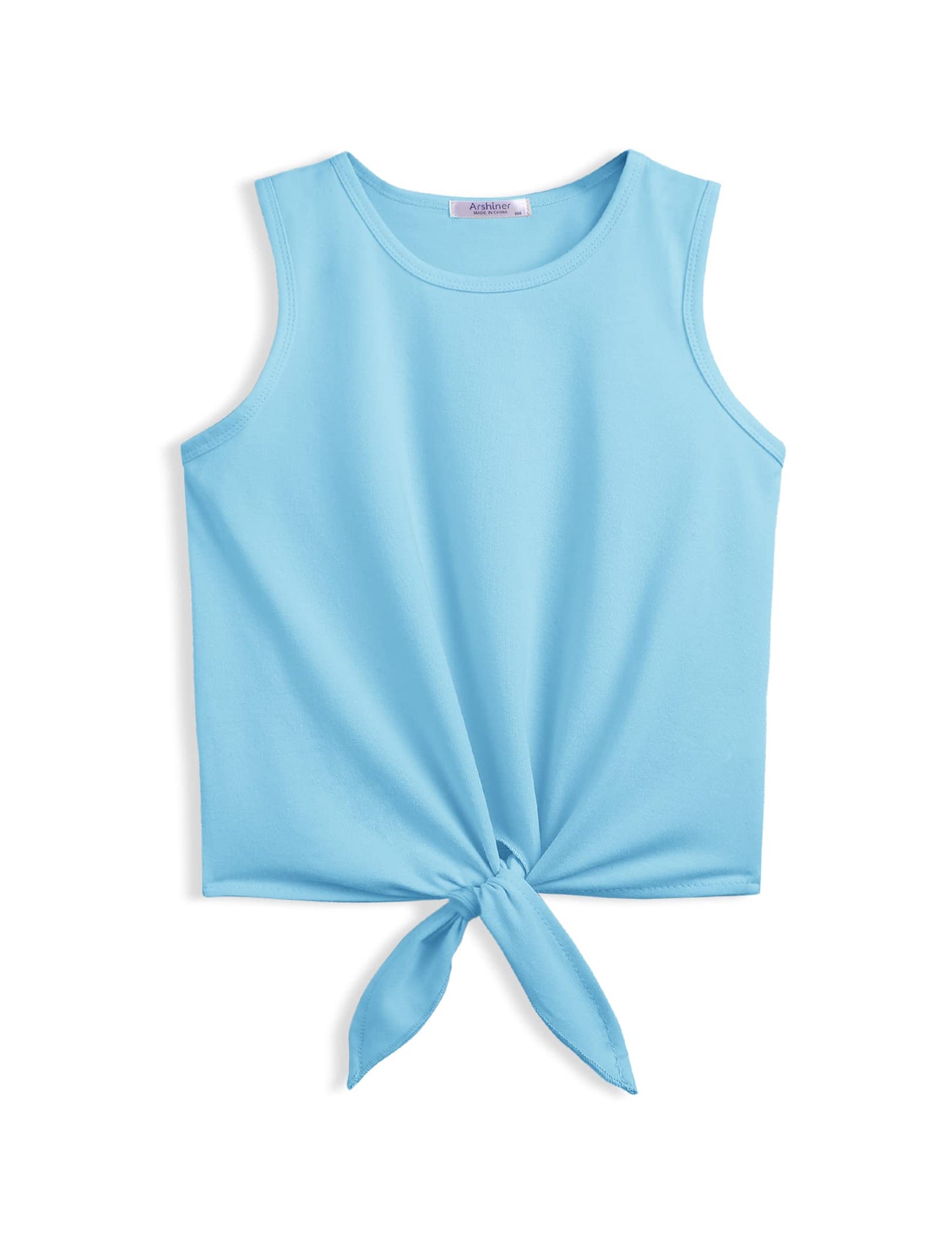 Arshiner Mädchen Tanktops mit Shorts Set Kinder Sommer Bekleidungssets Lässige Mode Ärmelloses T-Shirts Kleidung Sets für Mädchen