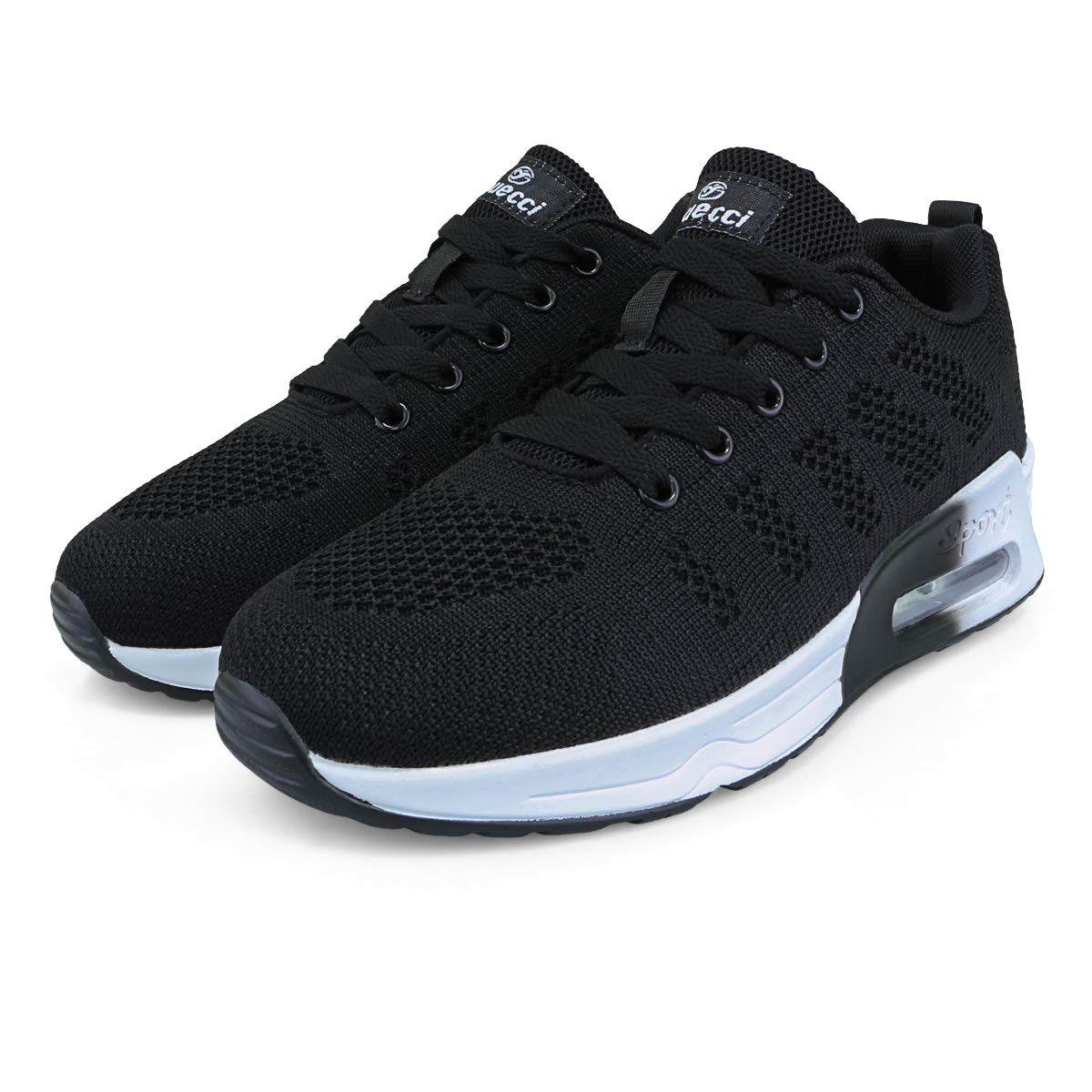 ANBIWANGLUO Damen Turnschuhe Sportliche Laufschuhe Schnürschuhe Atmungsaktive Outdoor Cross Trainer zum Joggen