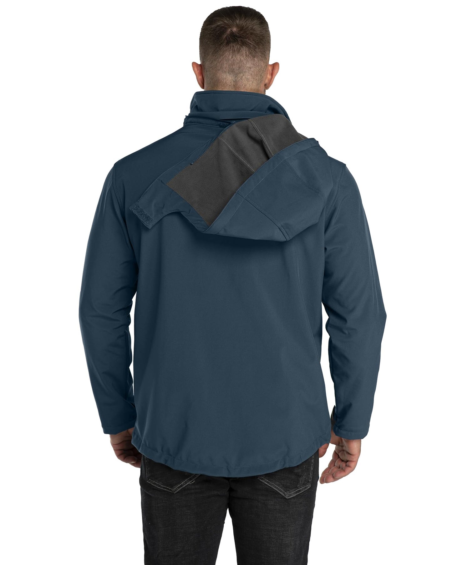 33,000ft Softshelljacke für Herren Wasserdicht Winterjacke Winddicht Warme Fleece Gefüttert Windbreaker Funktionsjacke Outdoorjacke für Wandern Fahrrad Camping