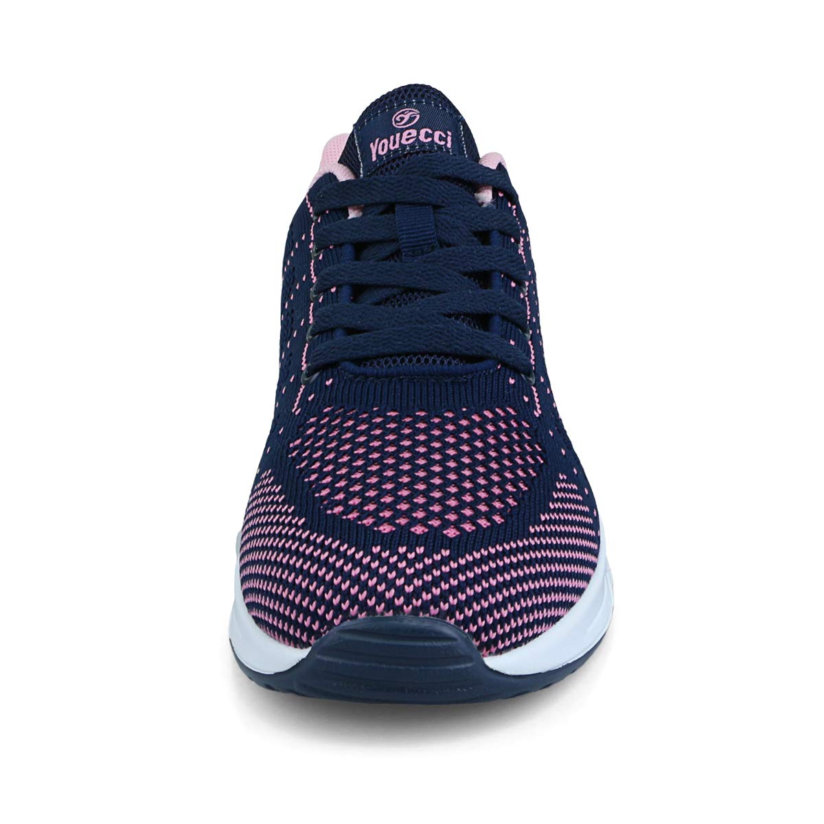 ANBIWANGLUO Damen Turnschuhe Sportliche Laufschuhe Schnürschuhe Atmungsaktive Outdoor Cross Trainer zum Joggen