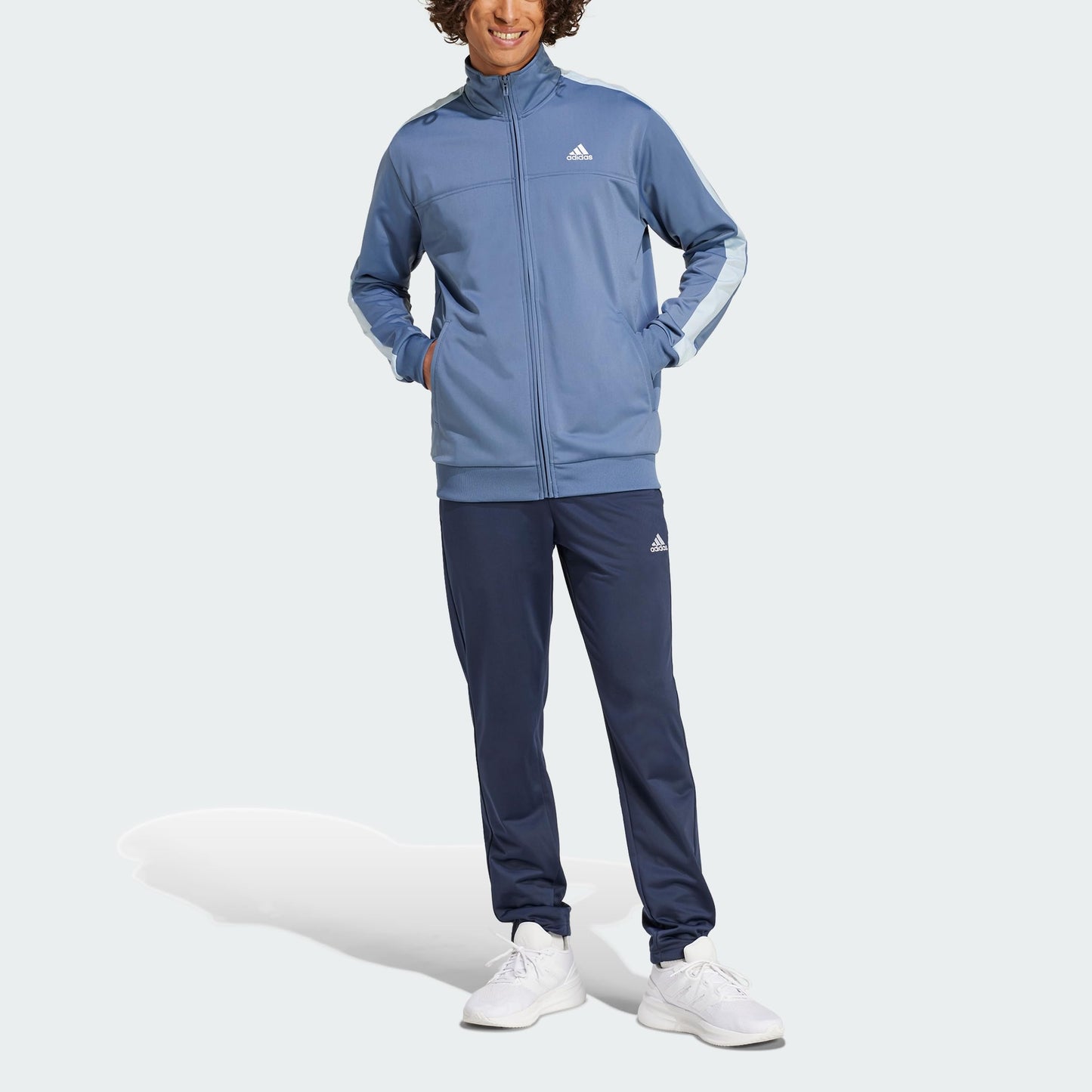 adidas Herren Spw Small Logo Tricot Colorblock Tracksuits Trainingsanzug