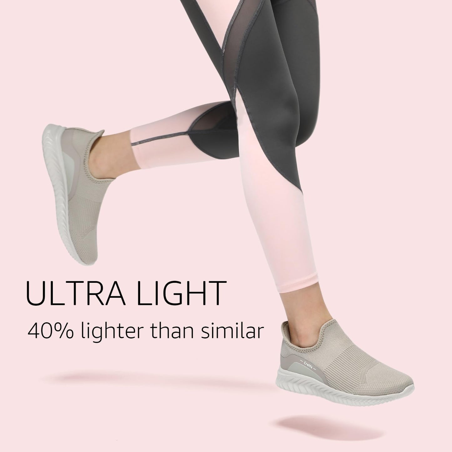 STQ Slip on Freihändig Damen Slip on Sneakers Bequem Orthopädische Schuhe