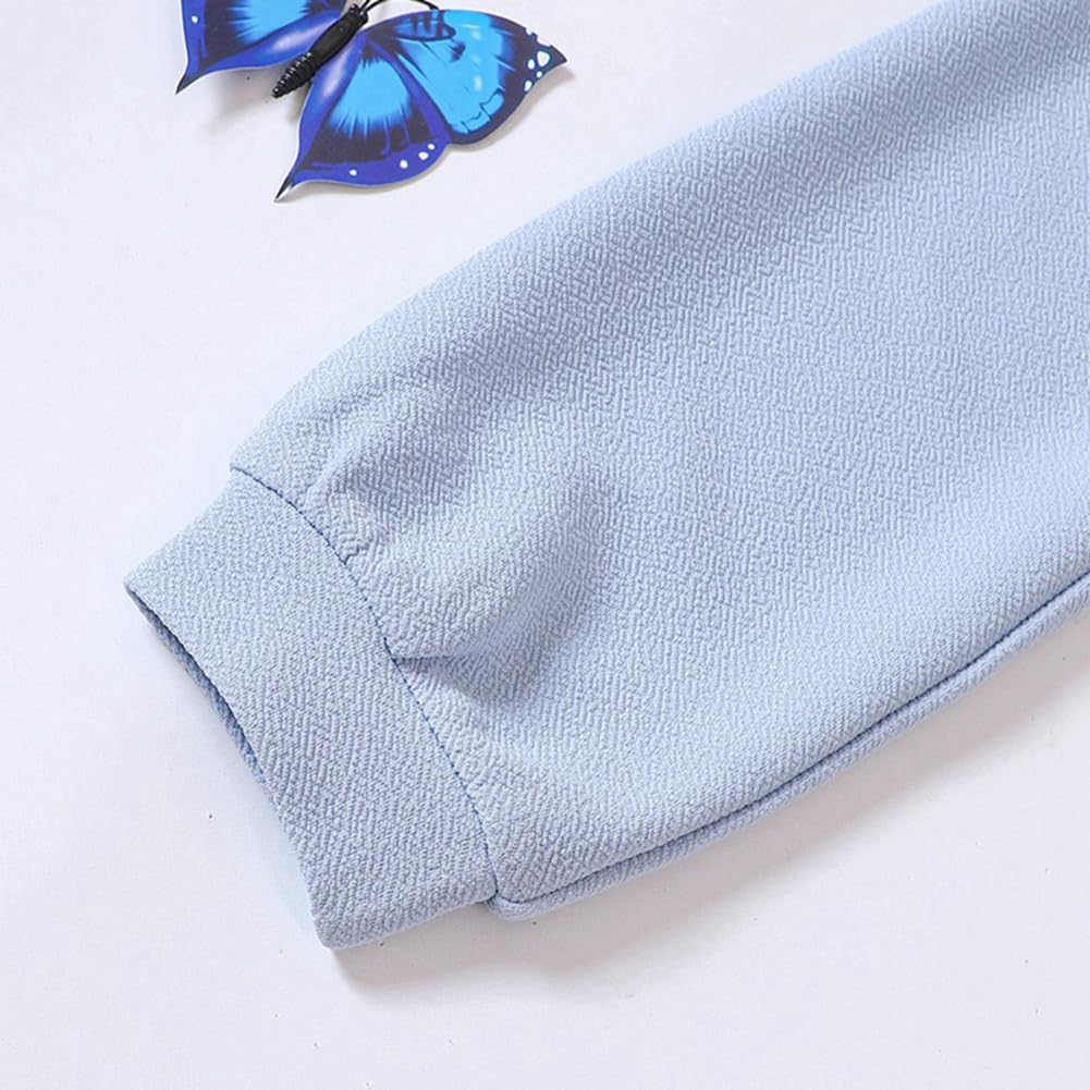 Zweiteiler Mädchen Bekleidungssets Outfit ärmelloses figurbetontes Cami Kleid & langärmliges Oberteil Crop Tops Sommer Teenager Mädchen Schmetterlings Kleider 122,128,134,140,146,152,158,164