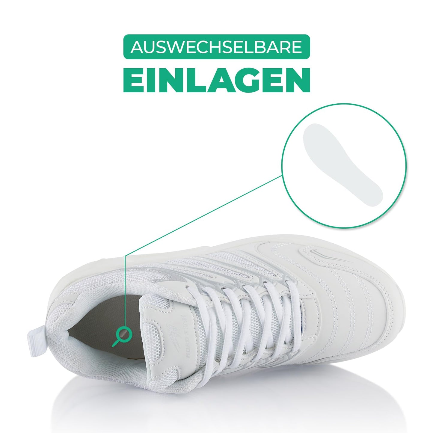 Fusskleidung® Damen Herren Sportschuhe Dämpfung Sneaker leichte Laufschuhe