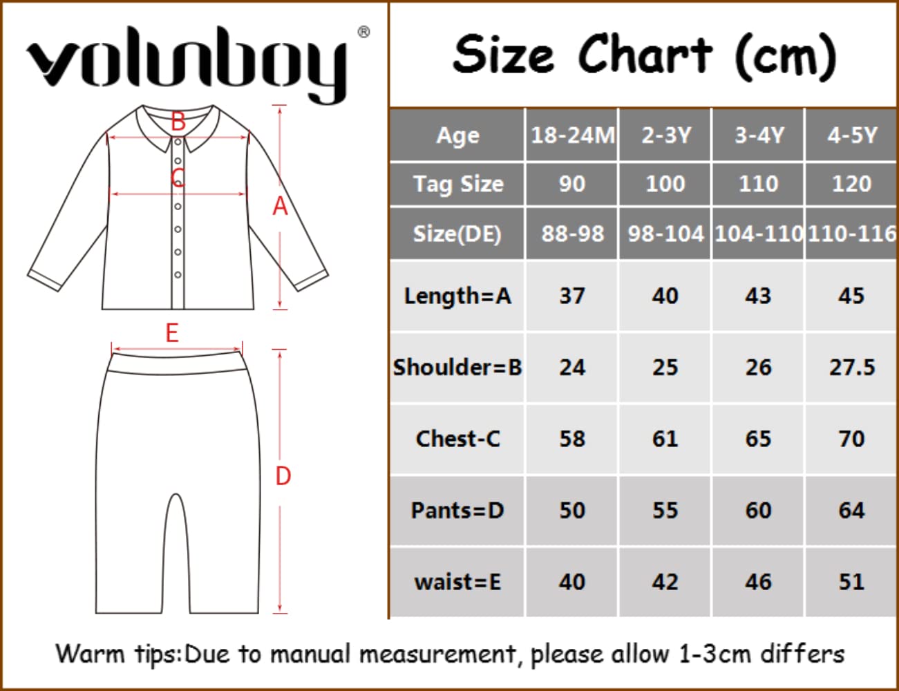 Volunboy Baby Jungen Anzug Set Bekleidung Hemd mit Fliege + Hosenträger Hosen Strampler Anzug