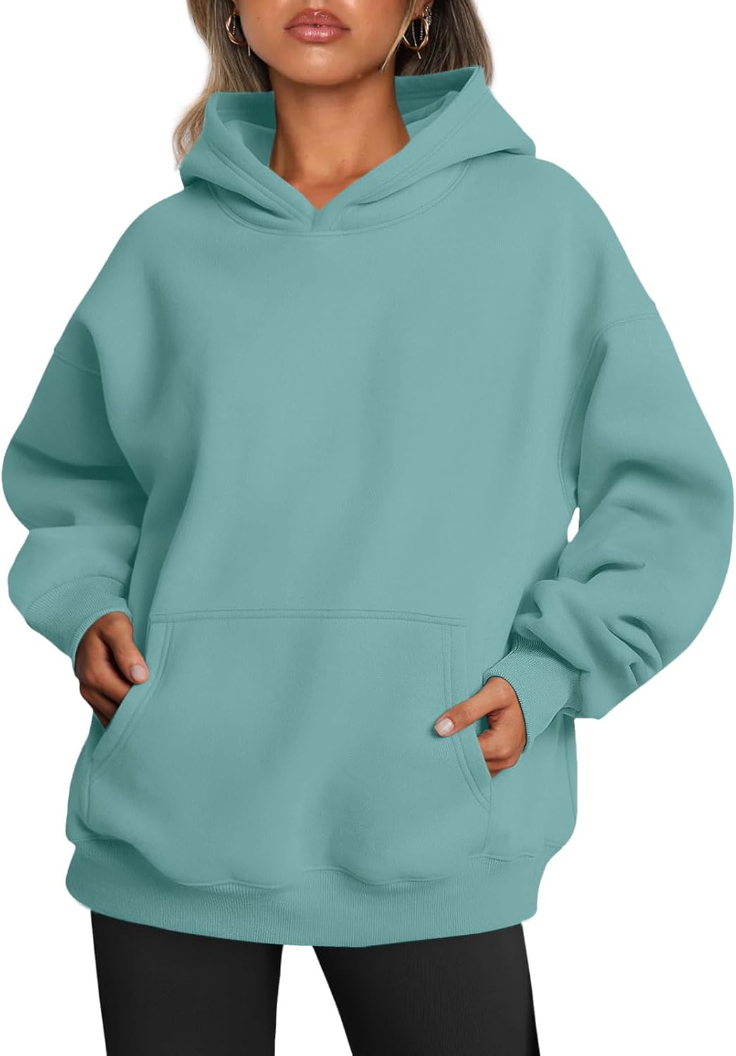 Tincini Hoodie Women's Oversize Pullover Winter Long Sleeve Fleece Hoodie Lined Jumper Sweatshirt with Hoodie Casual Hoodie with Hood