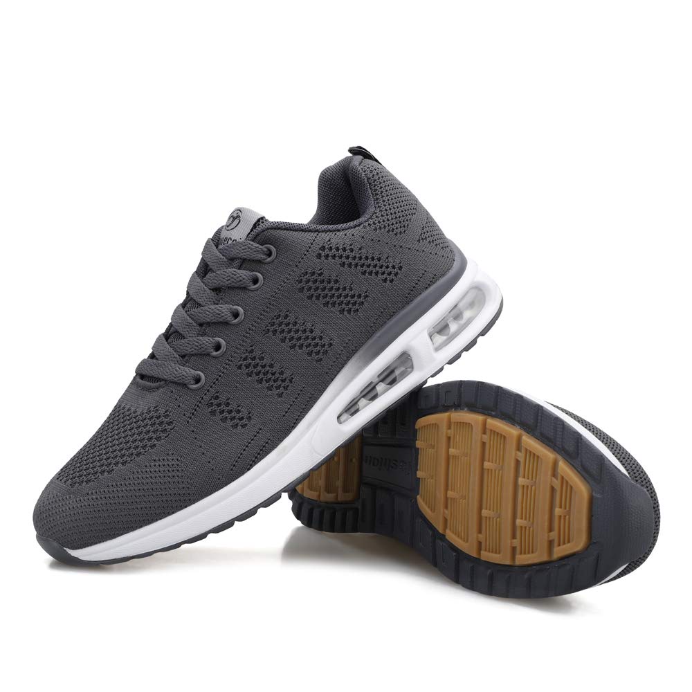 ANBIWANGLUO Damen Turnschuhe Sportliche Laufschuhe Schnürschuhe Atmungsaktive Outdoor Cross Trainer zum Joggen