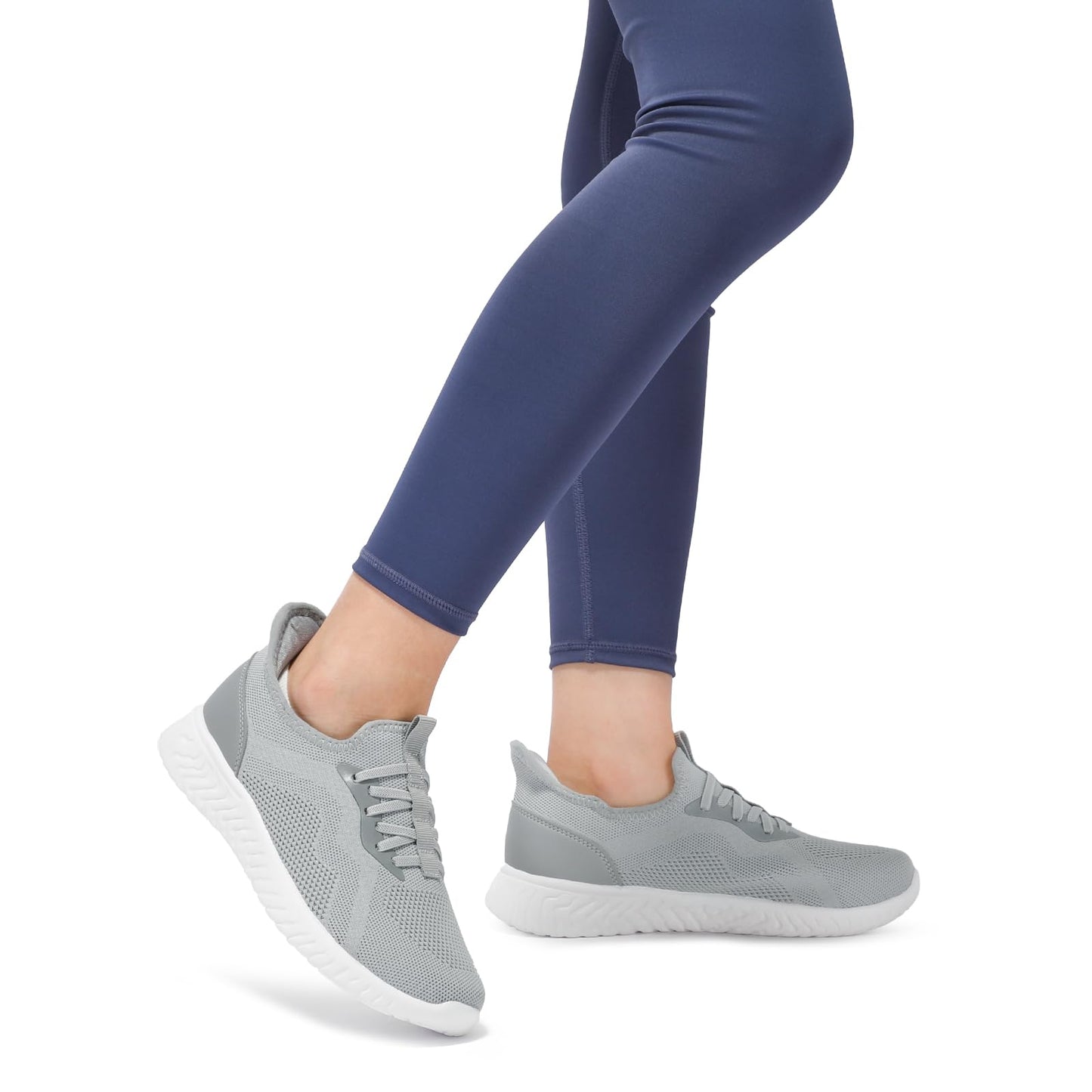 STQ Damen Slip on Sneakers Leichte Turnschuhe zum schlüpfen Bequeme Schlupfschuhe