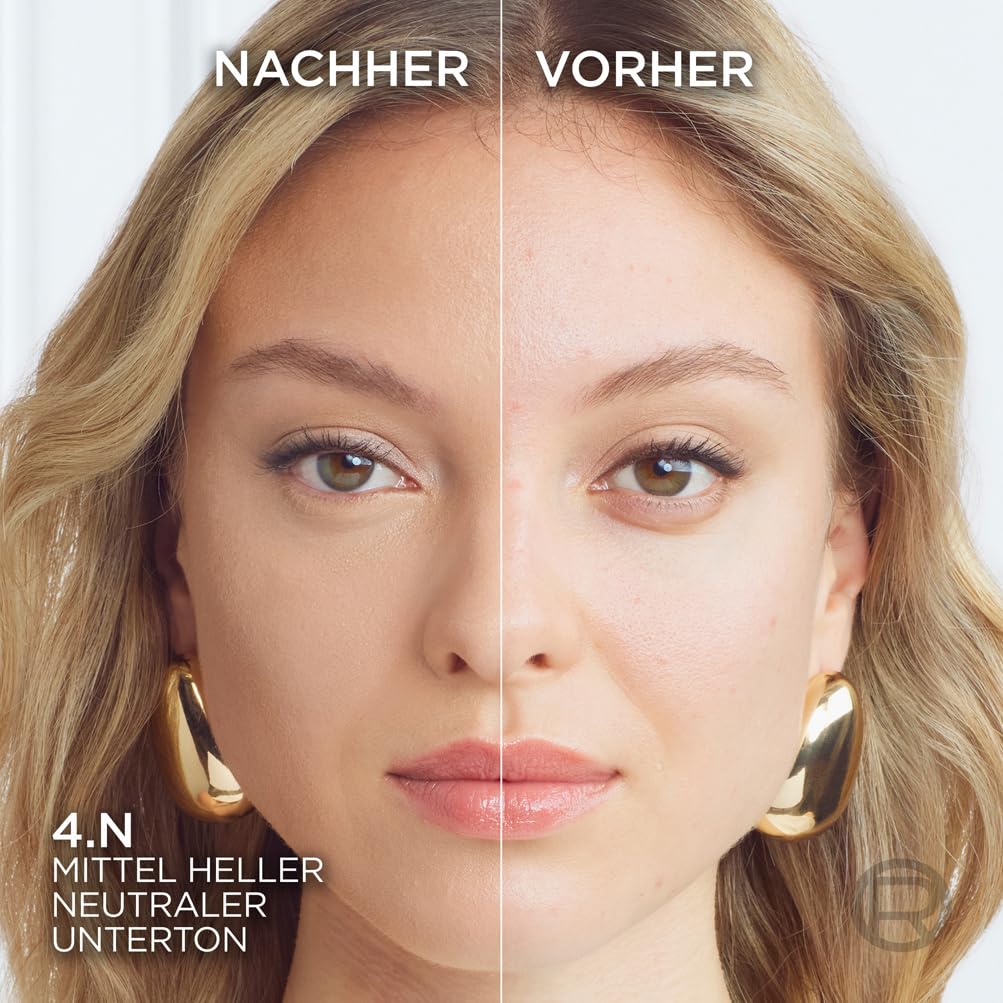 L'Oréal Paris Make up, Flüssige Foundation mit Hyaluron und Aloe Vera, True Match Make-Up, Nr. 5.N Sand, 30 ml