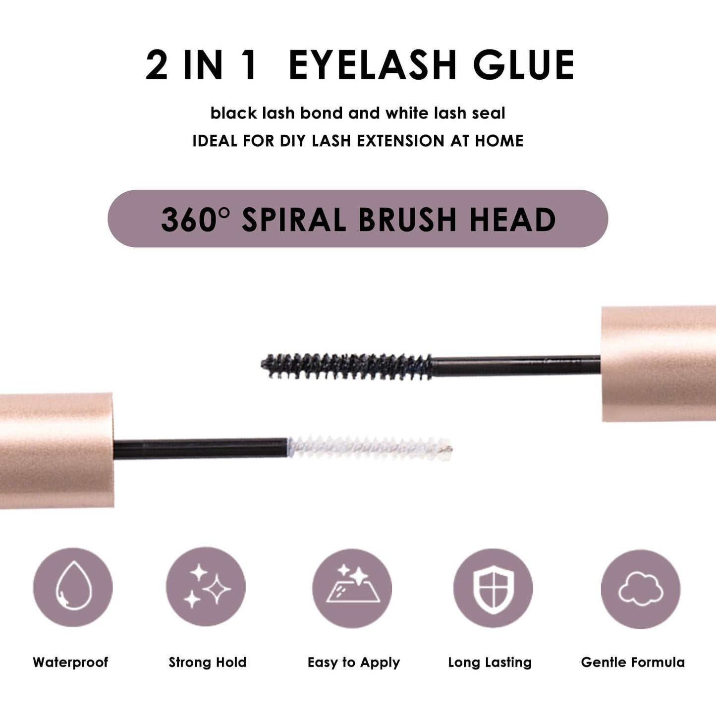 Wimpern Extensions 120 Büschel DIY Lash Extension Set Einzelne Wimpern mit Wimpernkleber und Pinzette für Anfänger Wimpernverlängerung zu Hause Individual Lashes 10-16mm C/D Curl - OP01