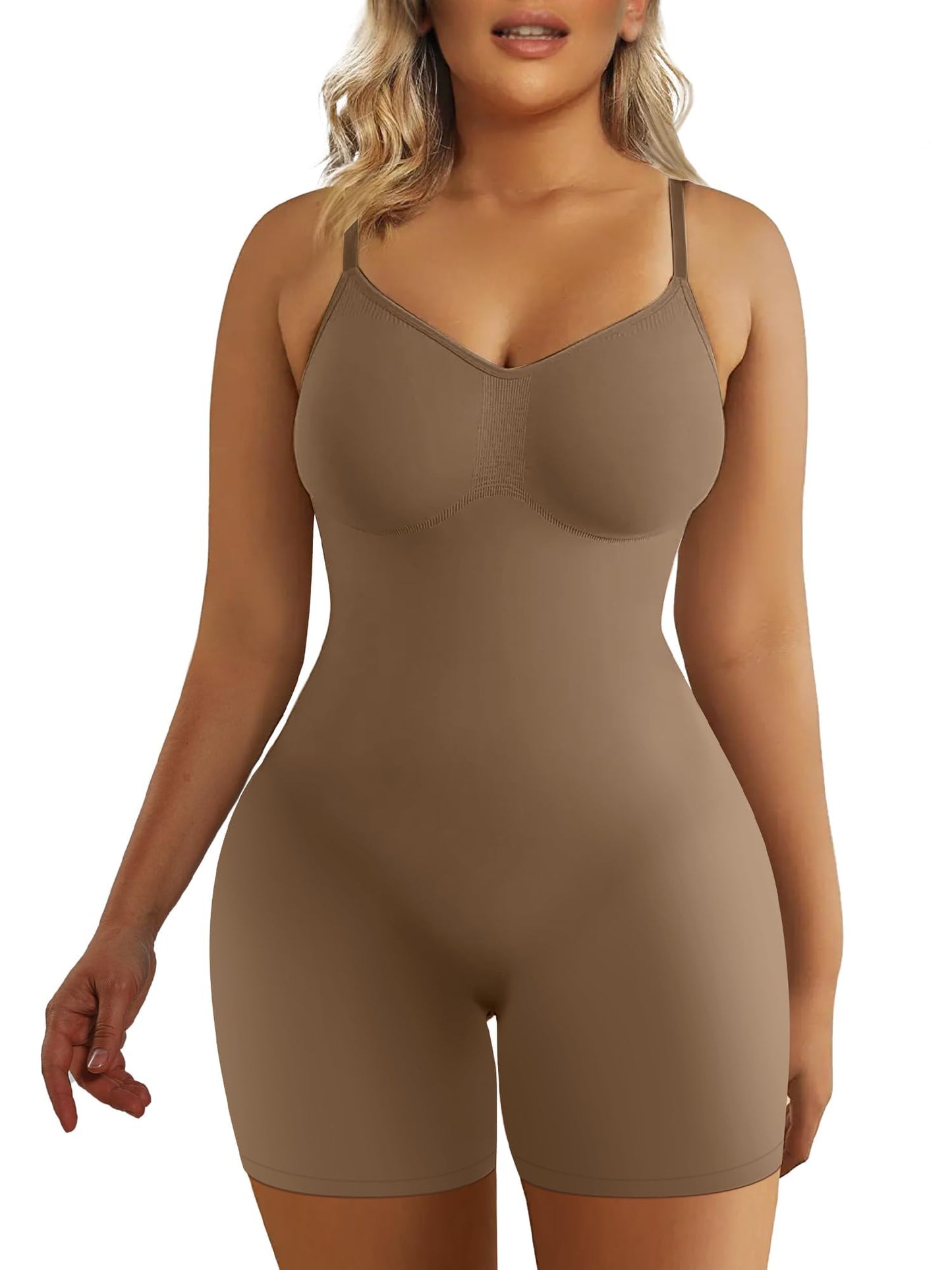 SHAPERX Shapewear Damen Figurformender Body Shaper Bauchweg Formende Bodys Abnehmen Shaping Bodysuit