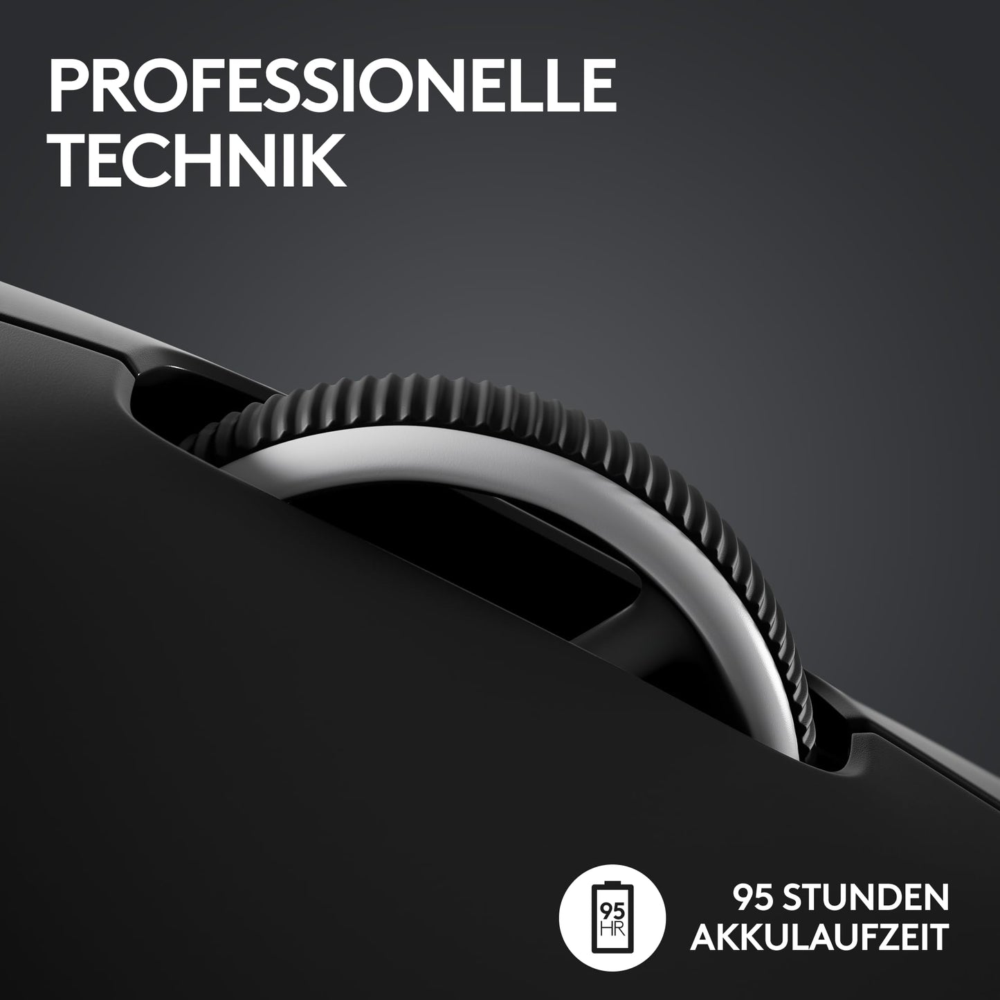 Logitech G PRO X SUPERLIGHT 2 LIGHTSPEED Kabellose Gaming-Maus, West Europa Verpackung, Lightweight, 60g, 8K-Abrufrate, 44K DPI, 5 programmierbare Tasten, USB-C, PC & Mac - Schwarz