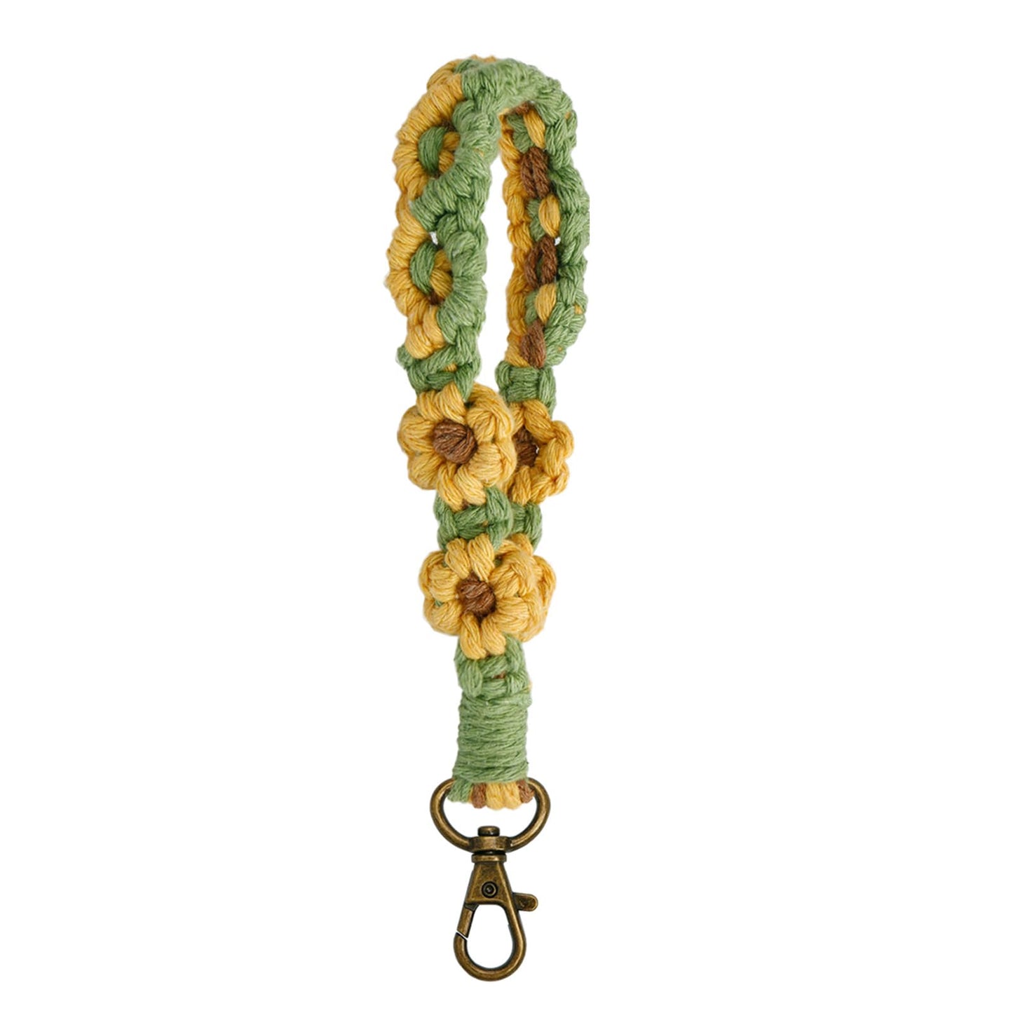AOKSUNOVA Key Ring Band Macrame Lanyard Short Key Pendant Girls Gift for Women