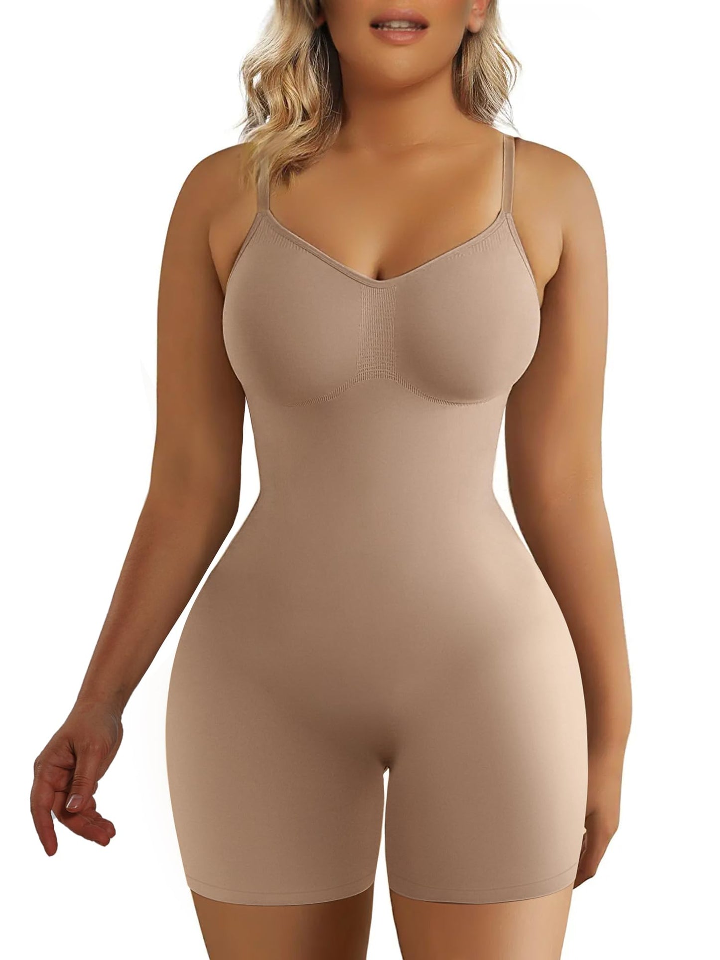 SHAPERX Shapewear Damen Figurformender Body Shaper Bauchweg Formende Bodys Abnehmen Shaping Bodysuit