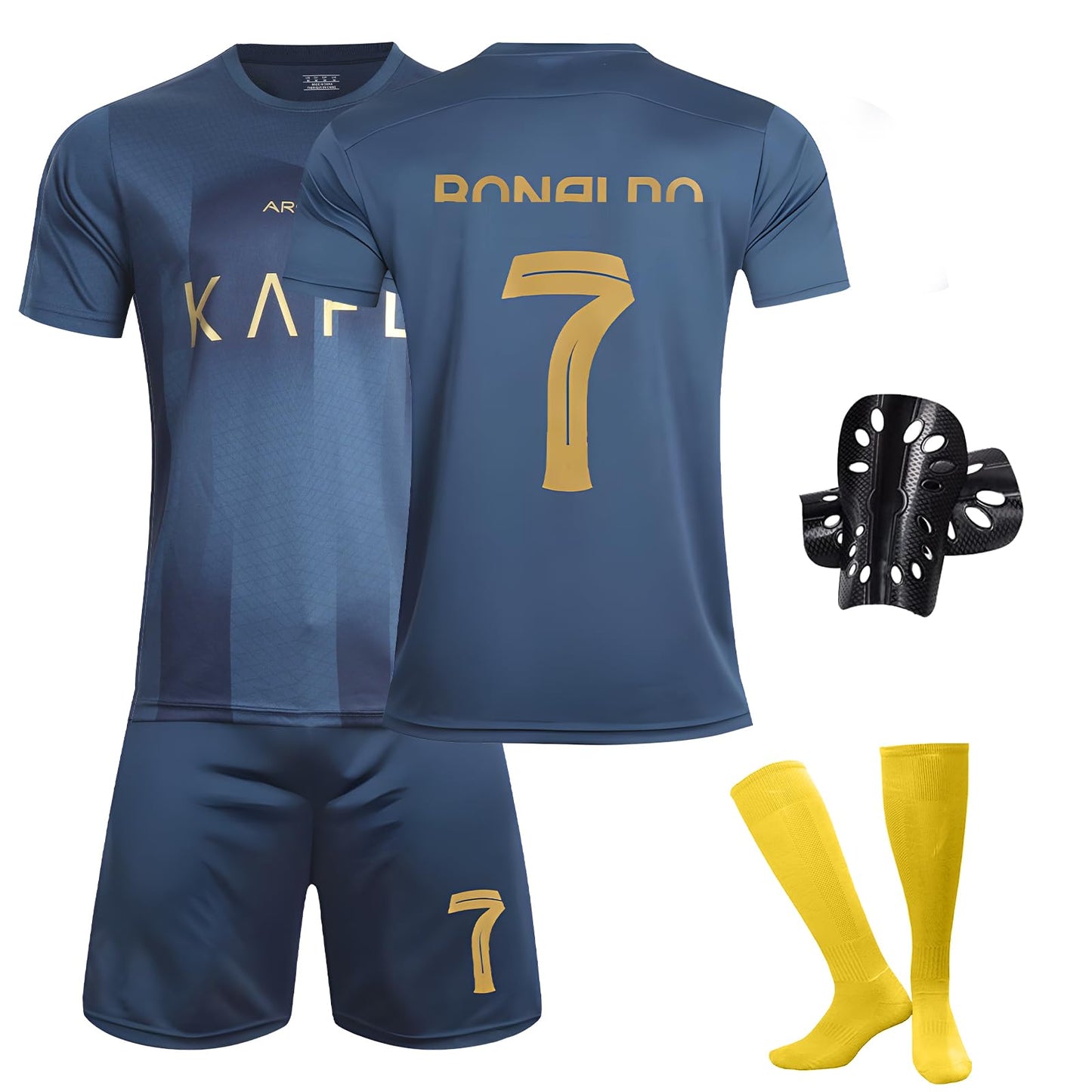 Sternstunde Trikot Sets Kinder, Hause/Auswärts Fußballtrikot für Kinder,Herren Jungen Fussball Jersey Football Trikots, Sportshirt Junge Football Training Tshirts Shorts und Socken Anzug